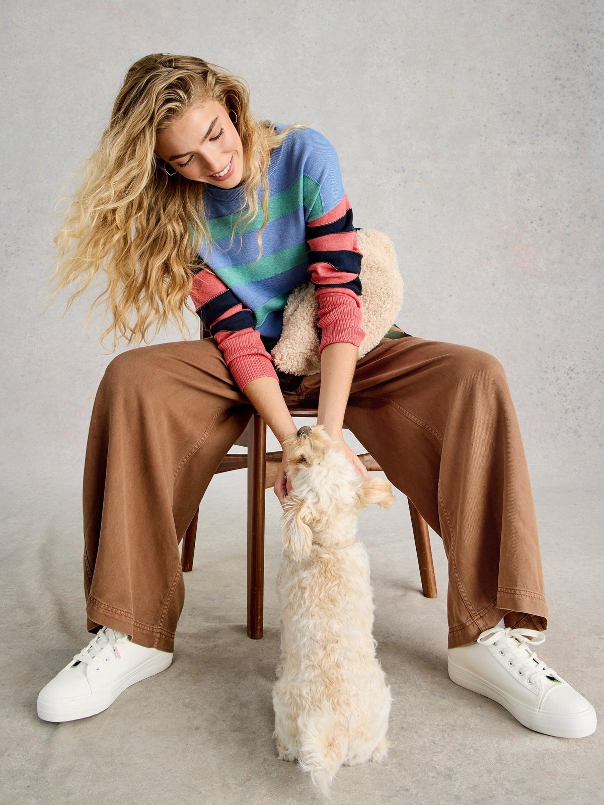 Hose Sasha mit weitem Bein - 48/R