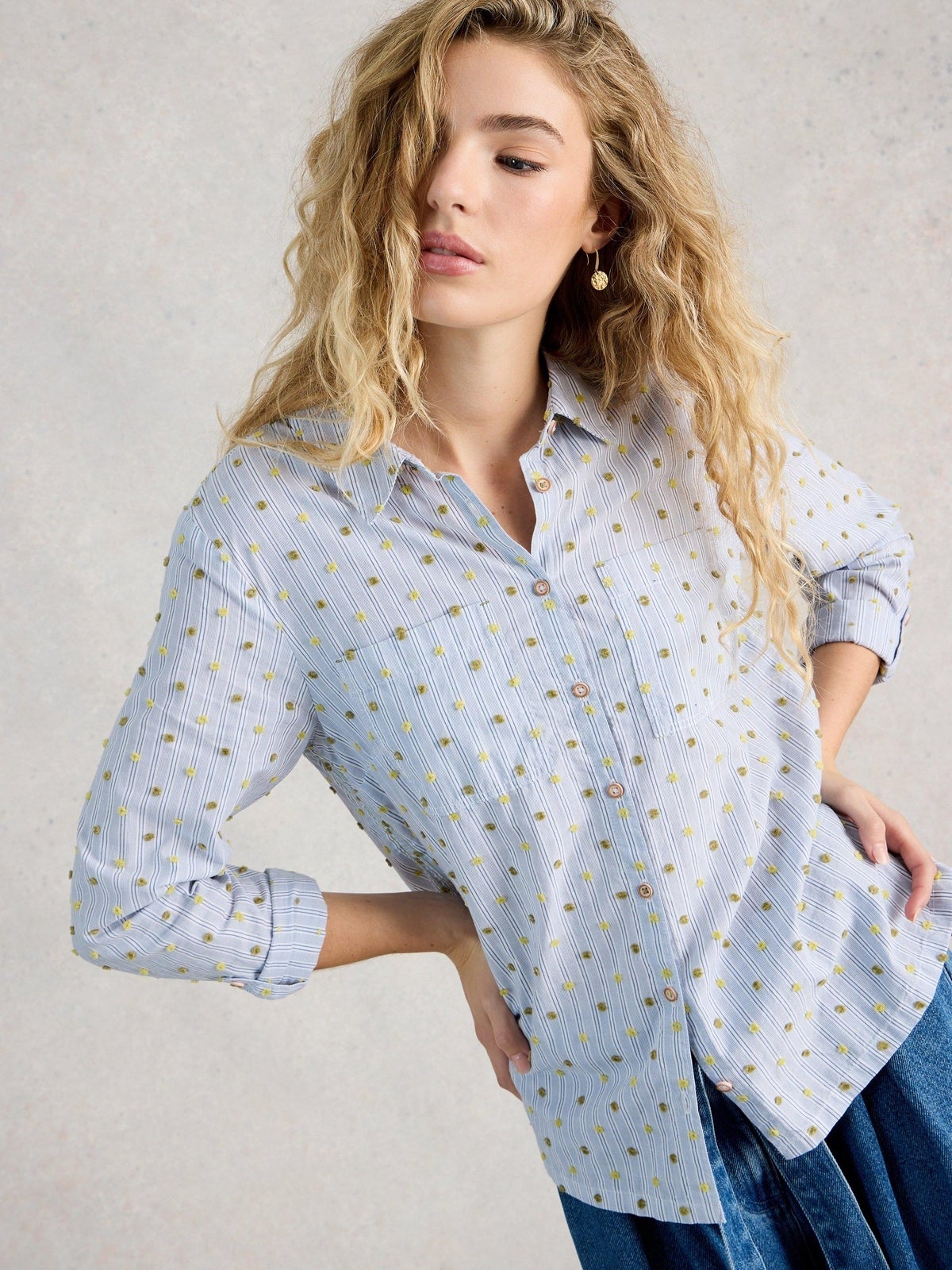 Bluse Sophie aus Bio-Baumwolle - 52