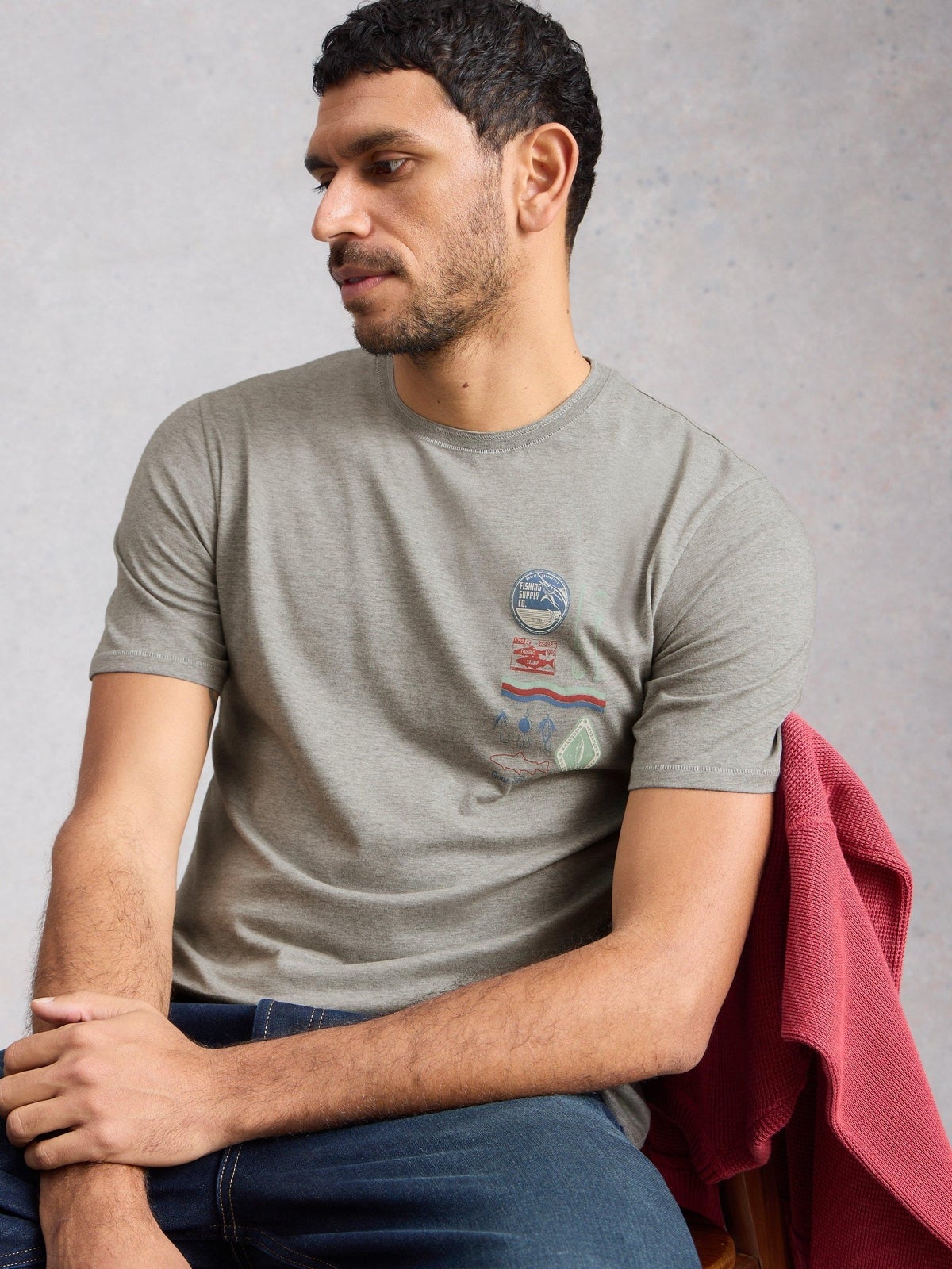 T-Shirt Horsham mit Grafik - XXL/R