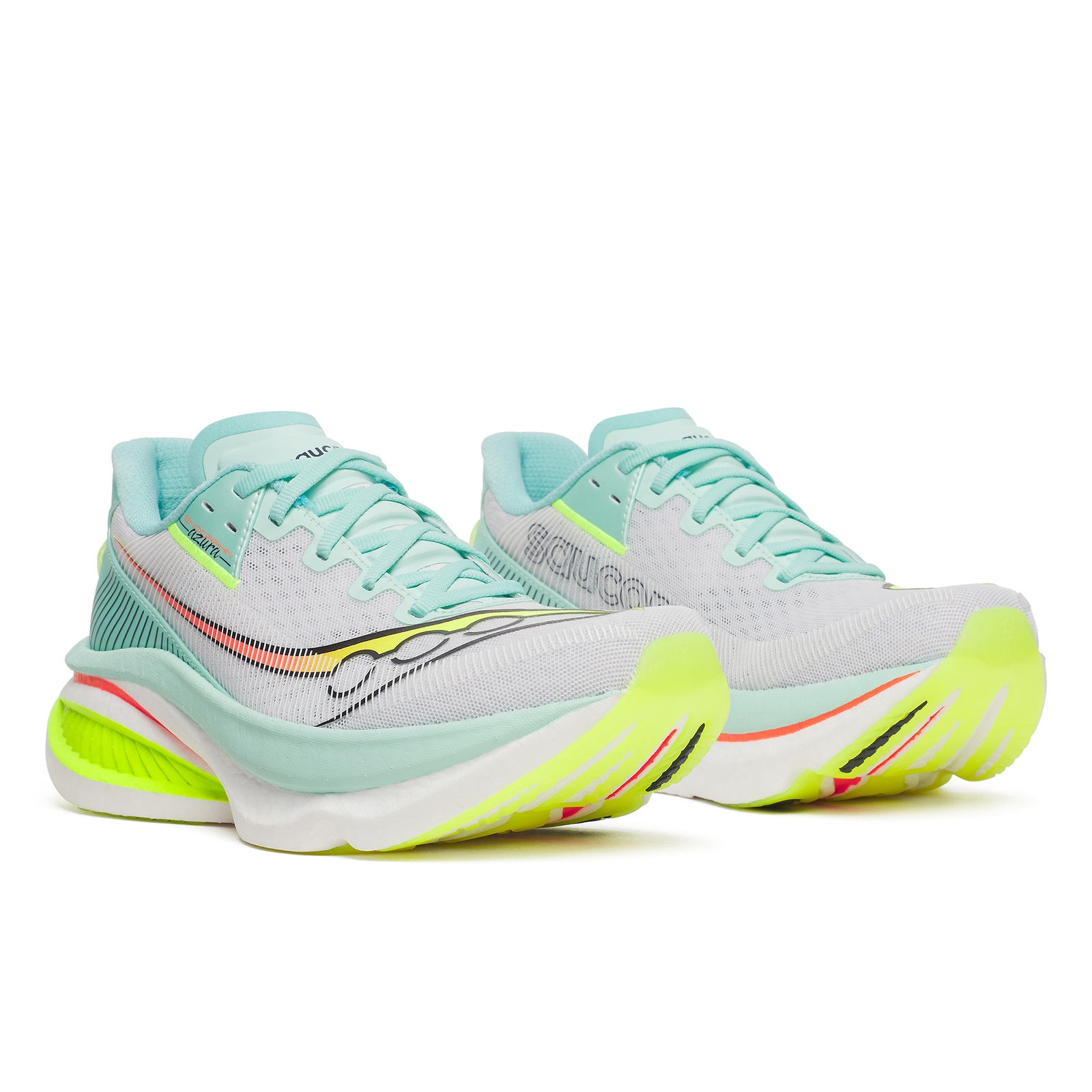 Myprotein UK Saucony Women's Endorphin Azura - White/Splash - UK 7