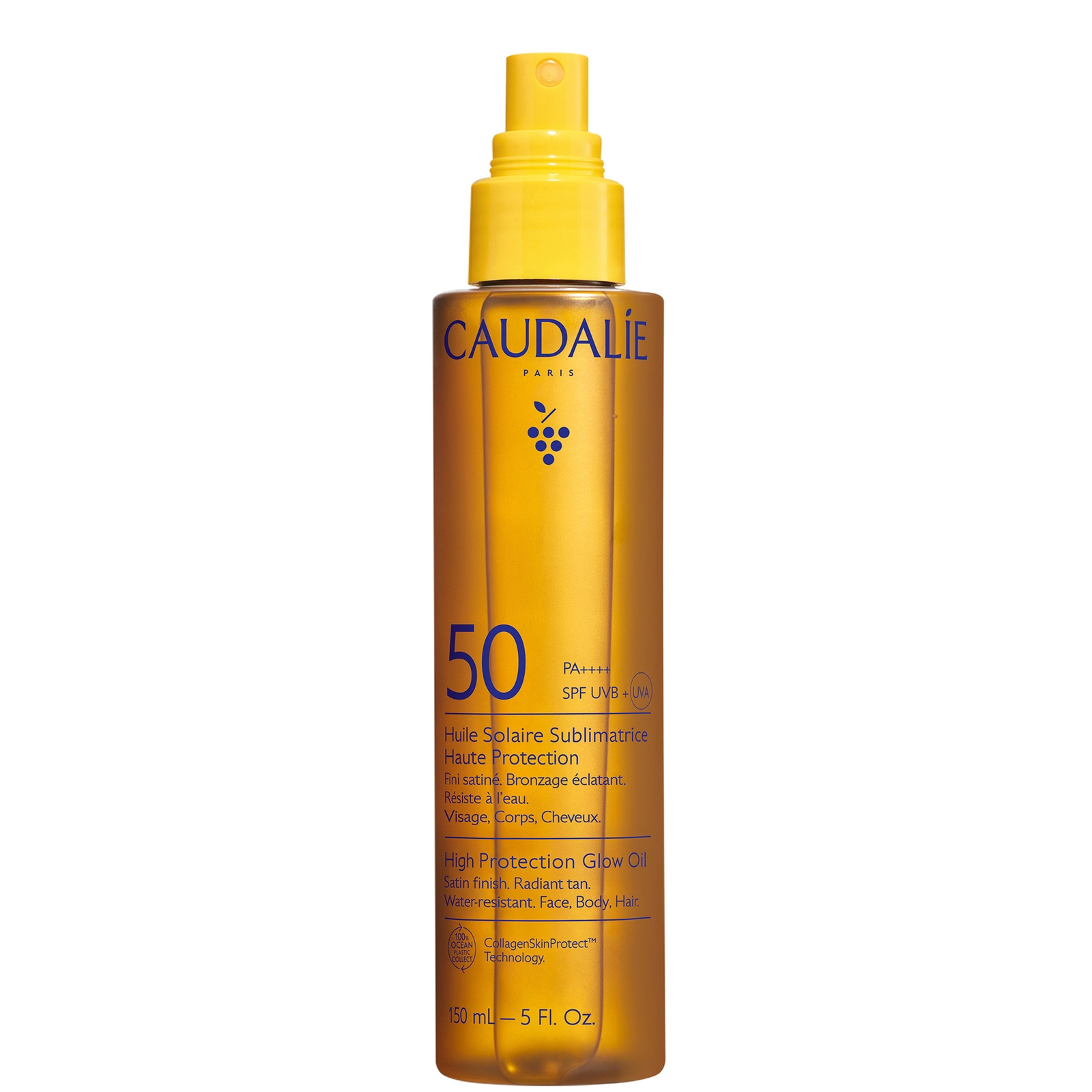 Caudalíe High Protection Glow Oil Spf50 150ml