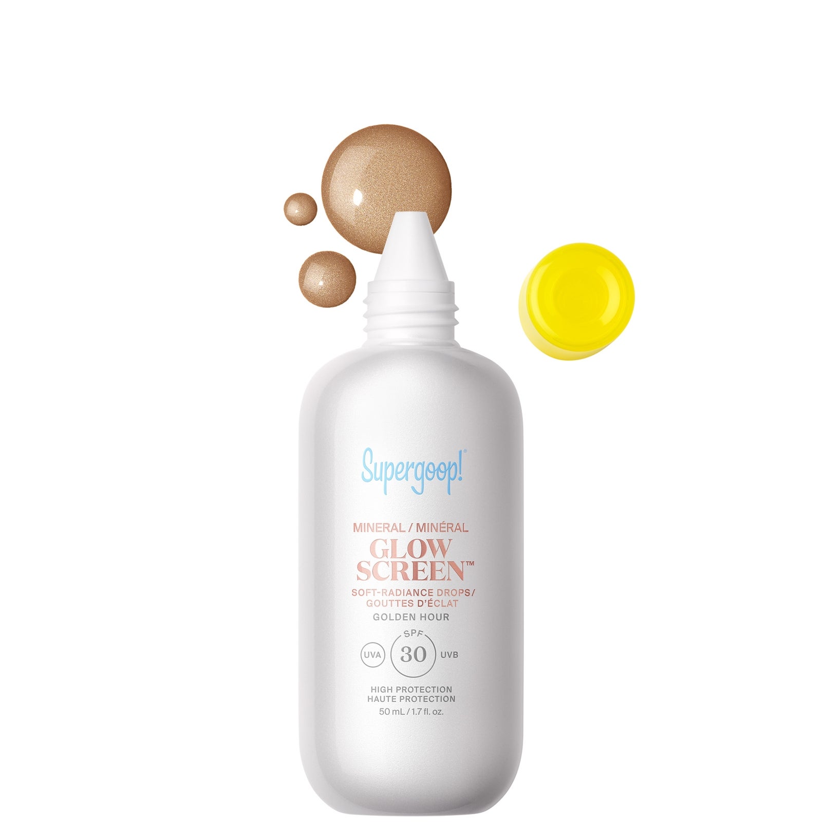 Supergoop! Mineral Glowscreen Soft-Radiance Drops SPF 30 - Golden Hour 50ml 2
