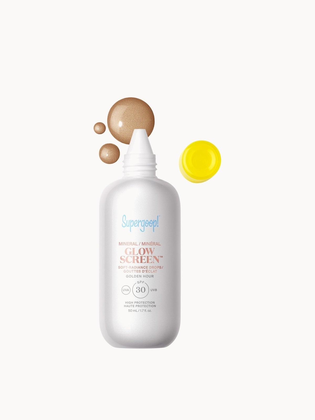 Supergoop! Mineral Glowscreen Soft-Radiance Drops SPF 30 - Golden Hour 50ml 2