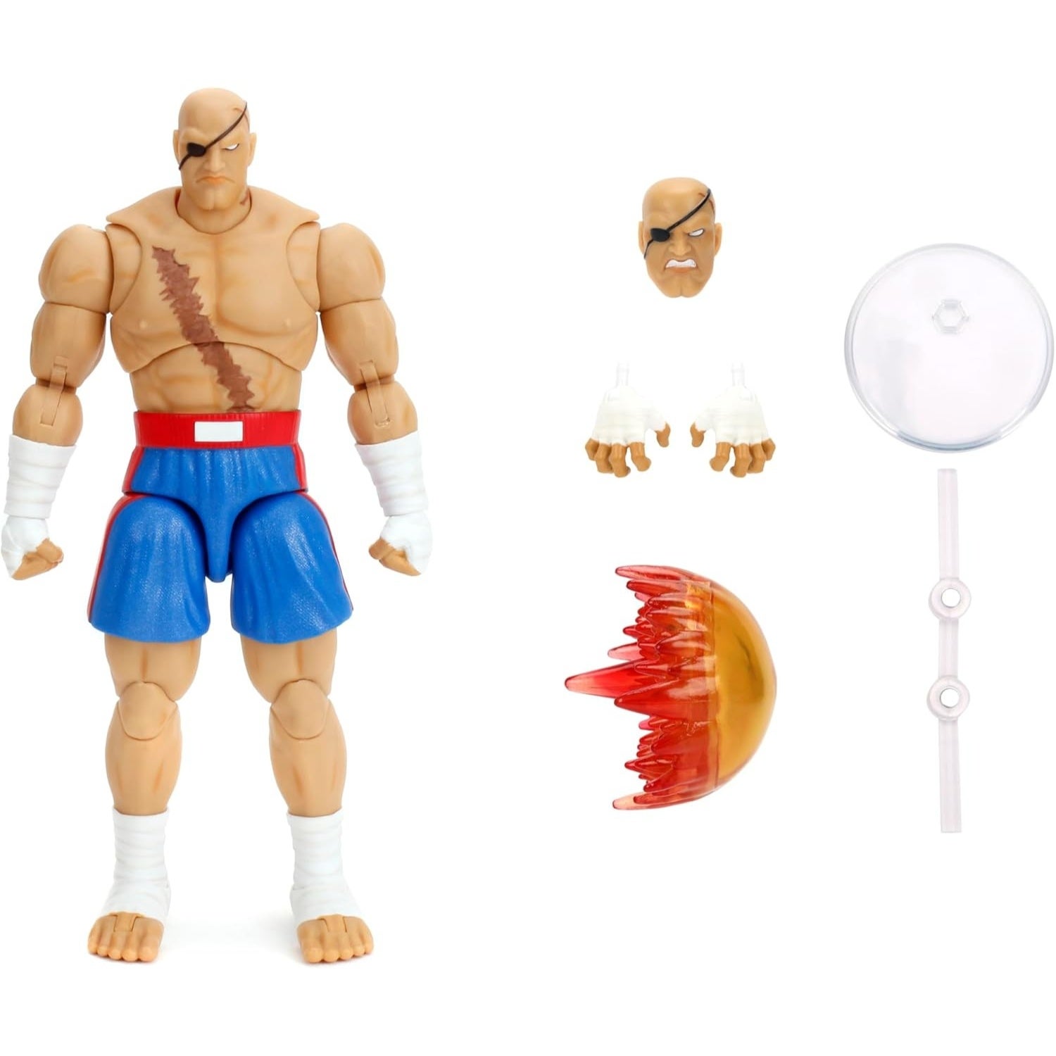 Sagat Street Fighter 6  Deluxe Collector Figure - Jada Toys