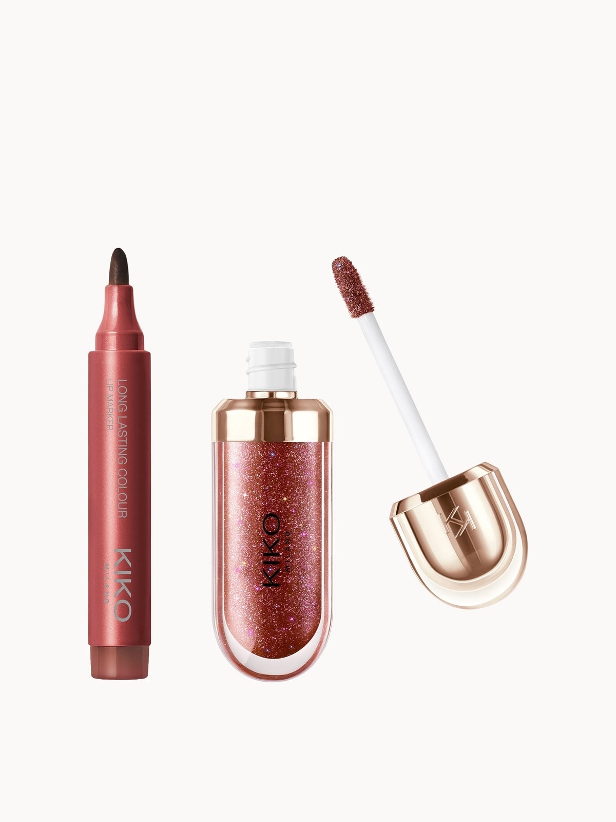 KIKO Milano Exclusive Lip Combo (Various Shades) - Spiced Brownie