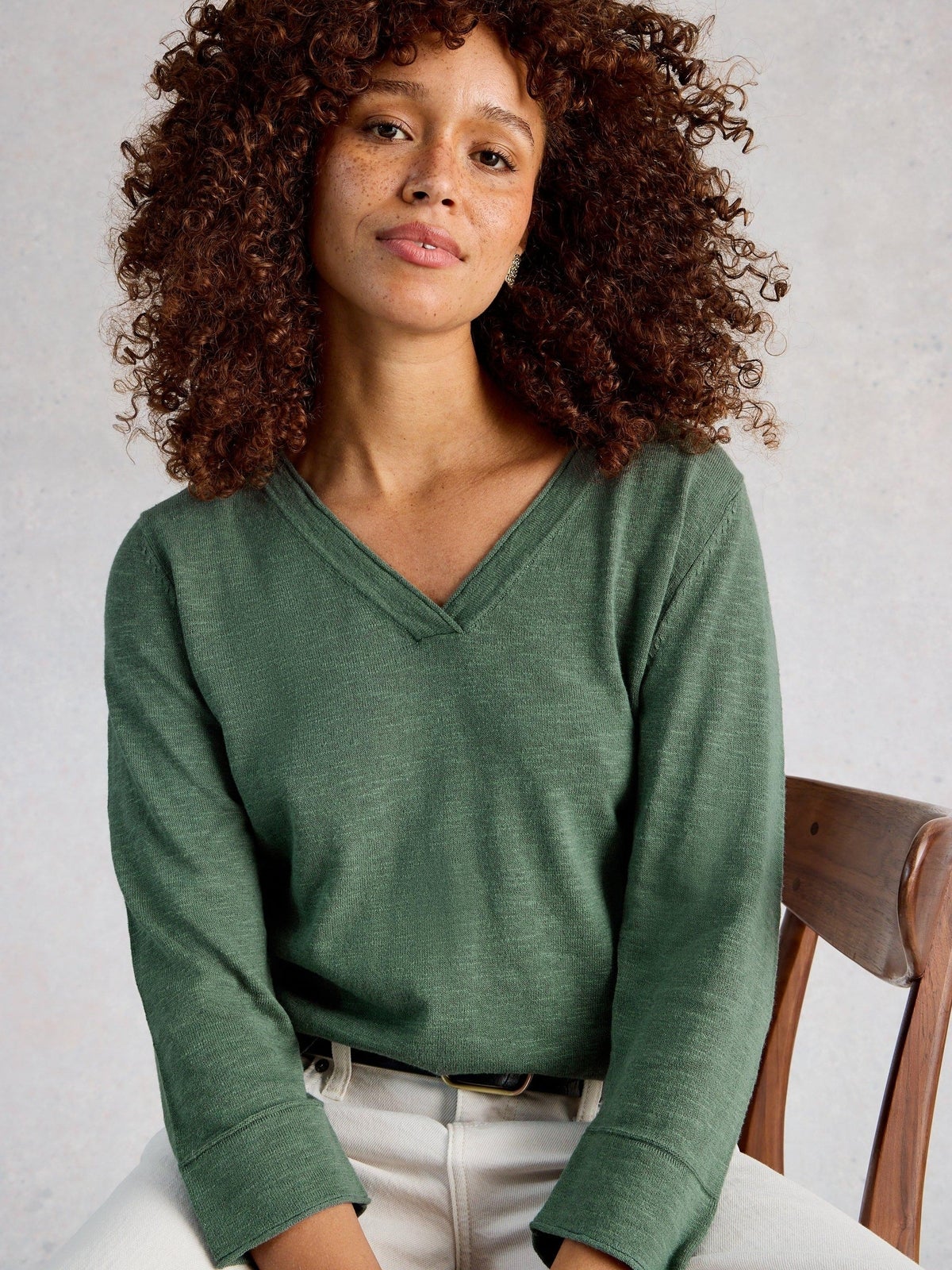 Pullover Elodie aus Leinenmischung - 50