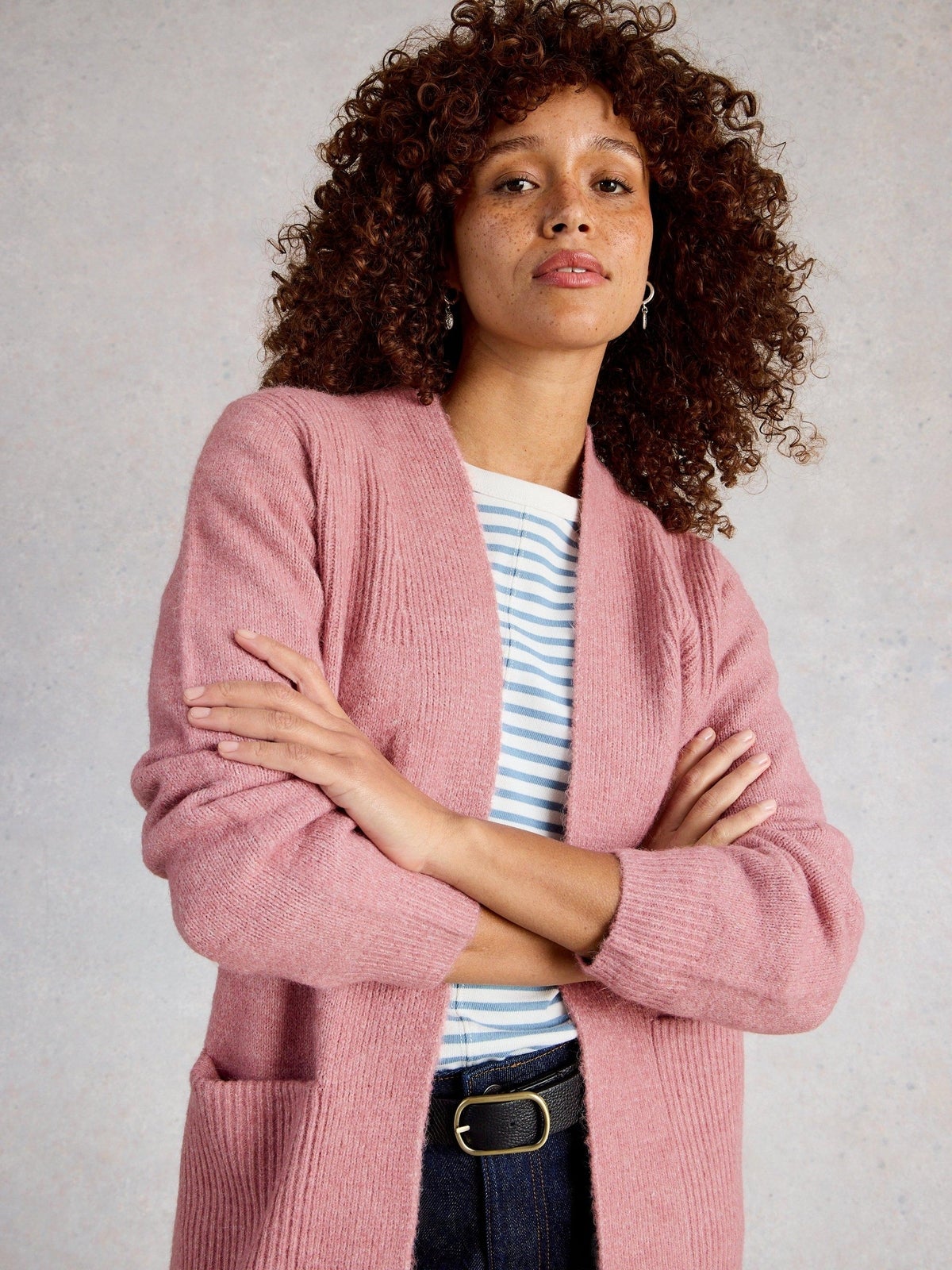 Lange Strickjacke Erin - S