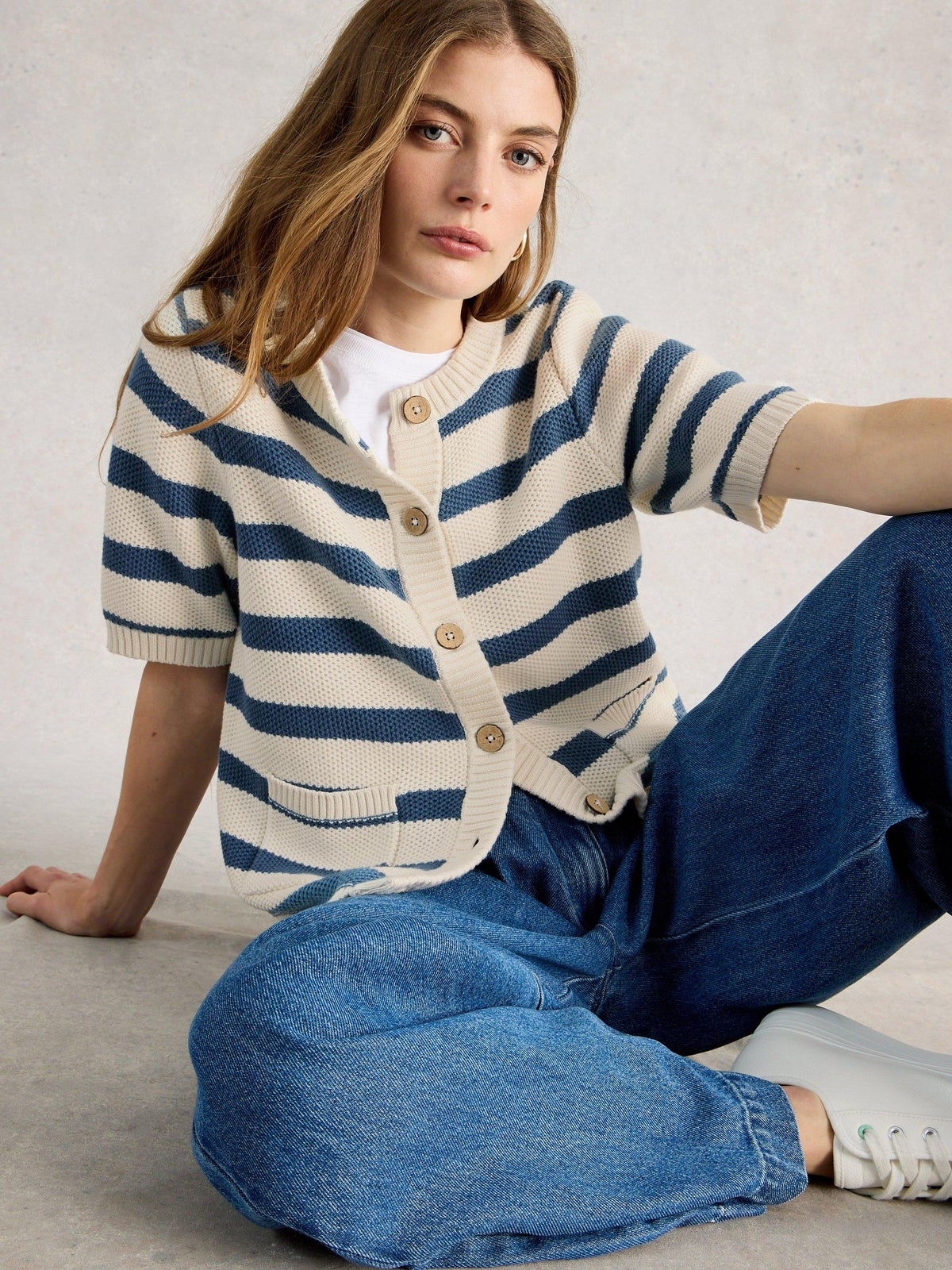 Kurzarm-Cardigan Isabella - 50