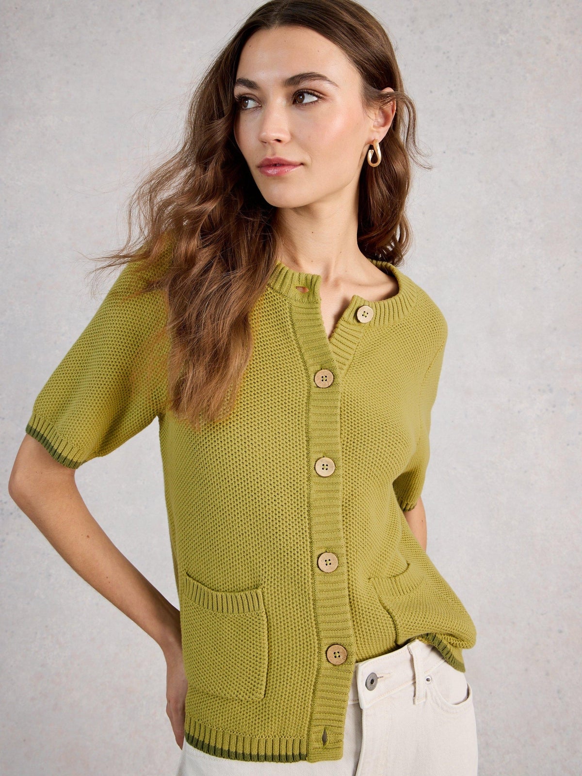 Kurzarm-Cardigan Isabella - 50