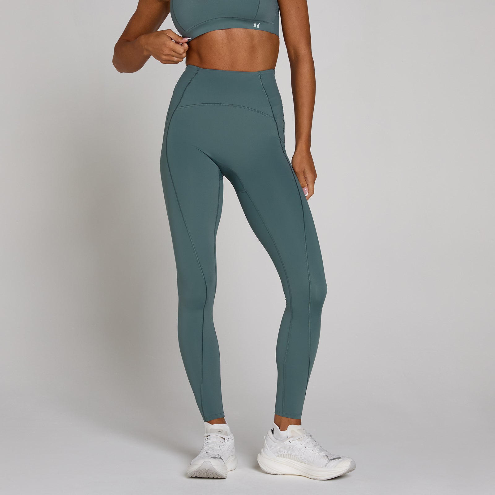 MP Dames Tempo Ultra Curved Stitch Legging - Future Blue - XS
