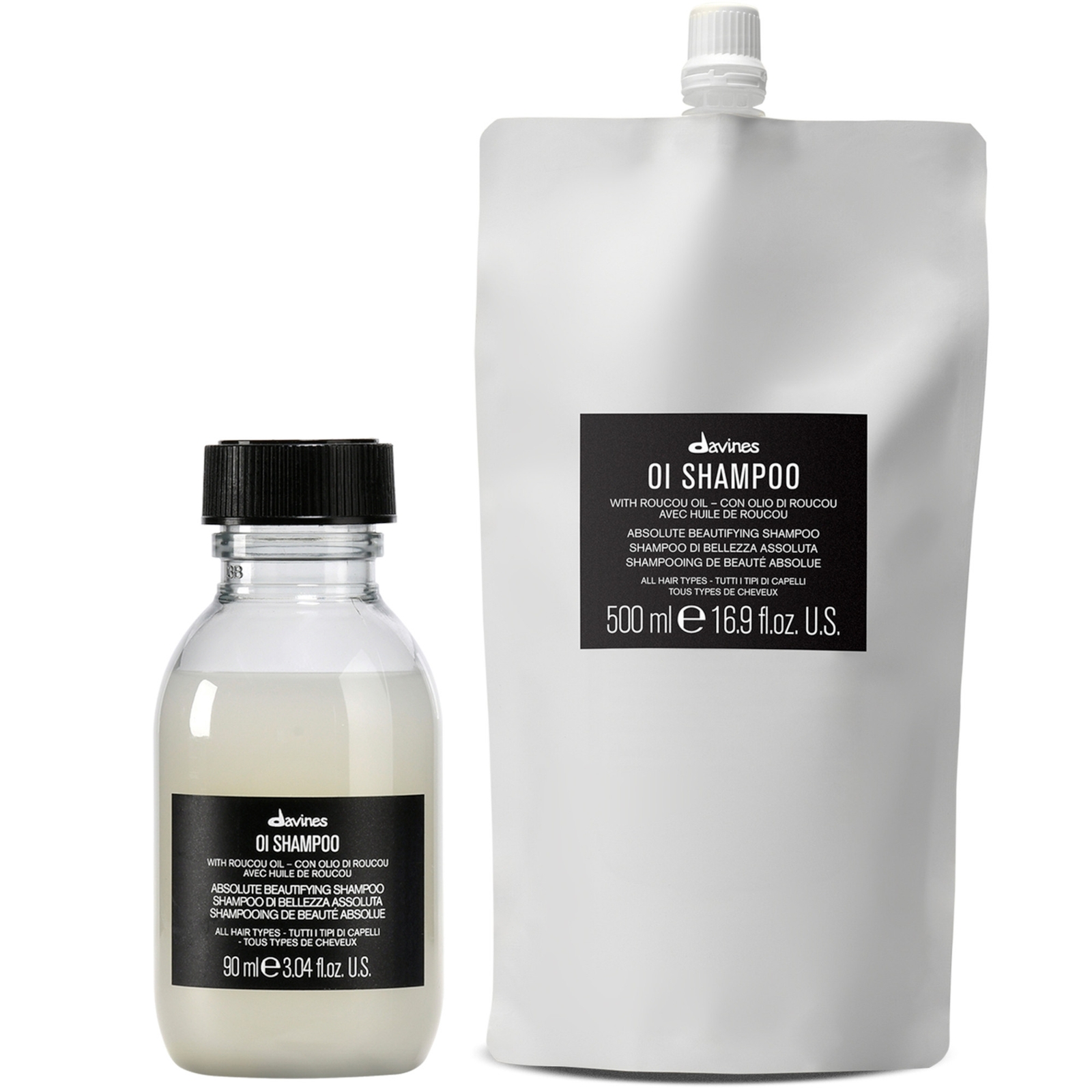 Davines Oi Shampoo Travel + Refill
