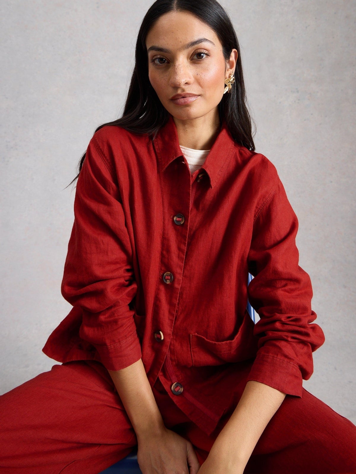 Leinenjacke Isabel - 46