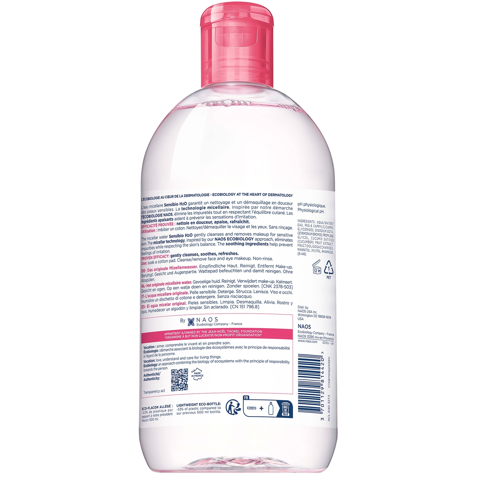 Thumbnail - Bioderma Sensibio H2O Micellar Water Exclusive Duo 2 x 500ml