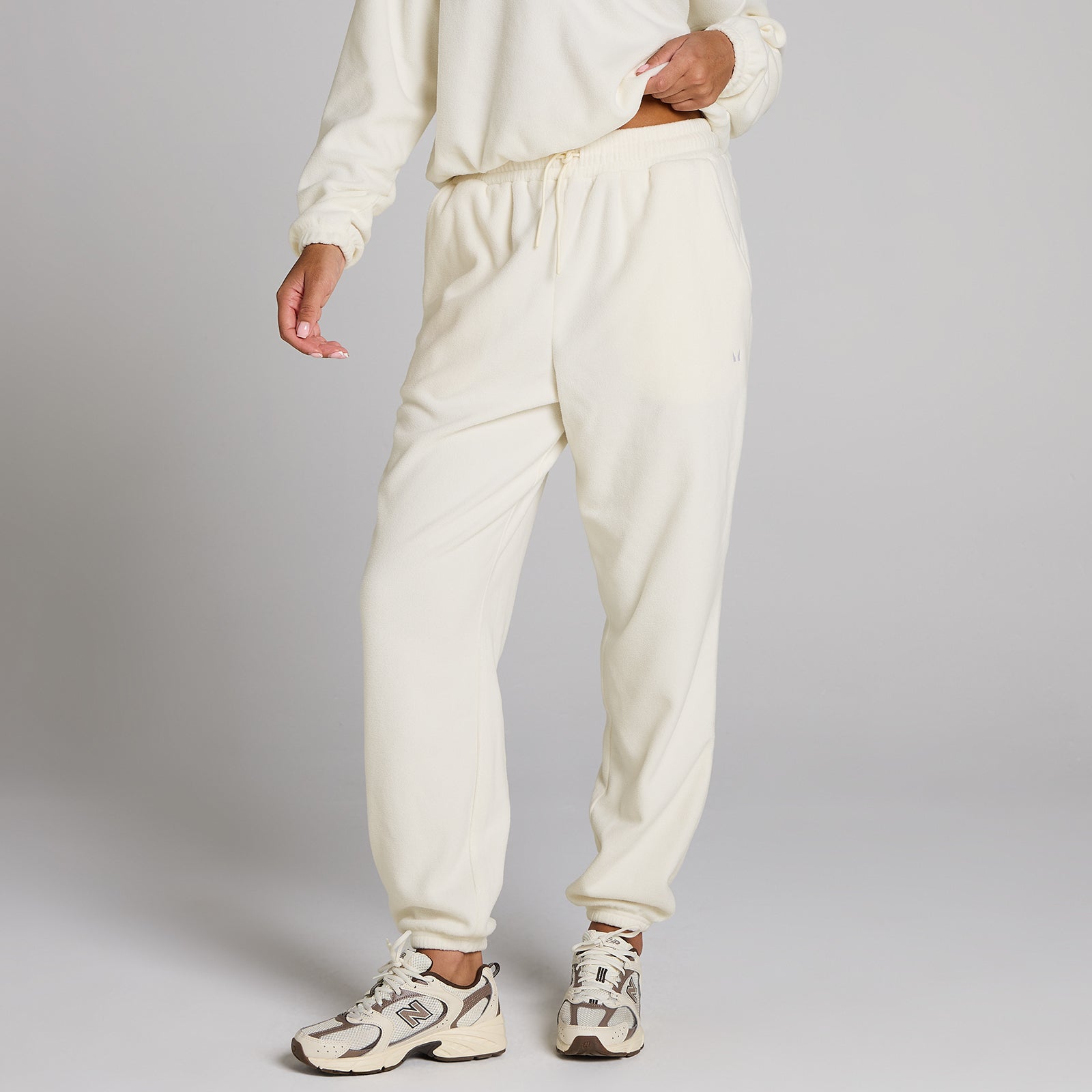 Pantaloni Sport Fleece MP pentru Femei - Pearl - L