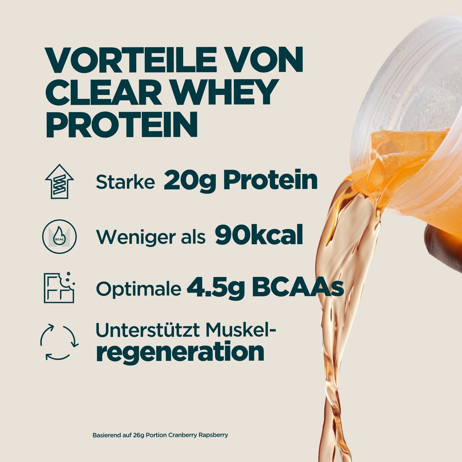 Clear Whey Isolat - 520g - 20Portionen - Passionfruit — Bild 3