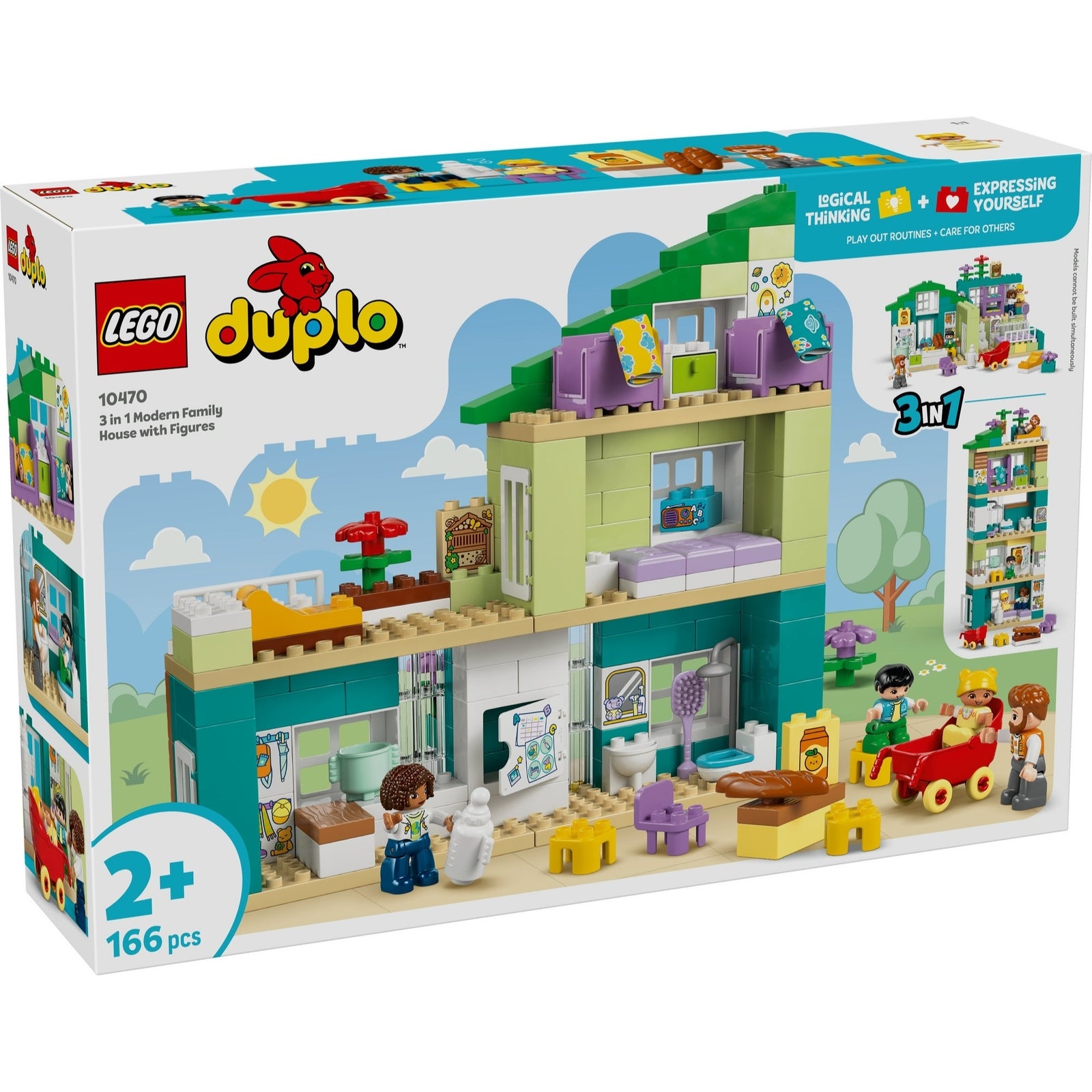 LEGO® DUPLO® Town 10470 La maison familiale moderne 3-en-1