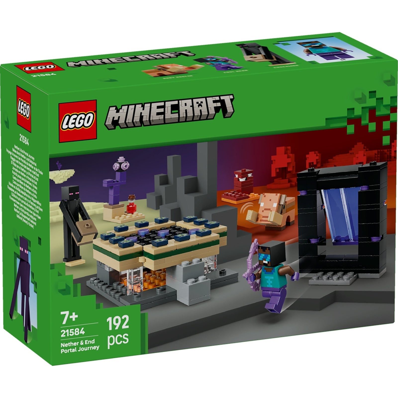 LEGO Minecraft Nether & End Portal Journey Toy 21584