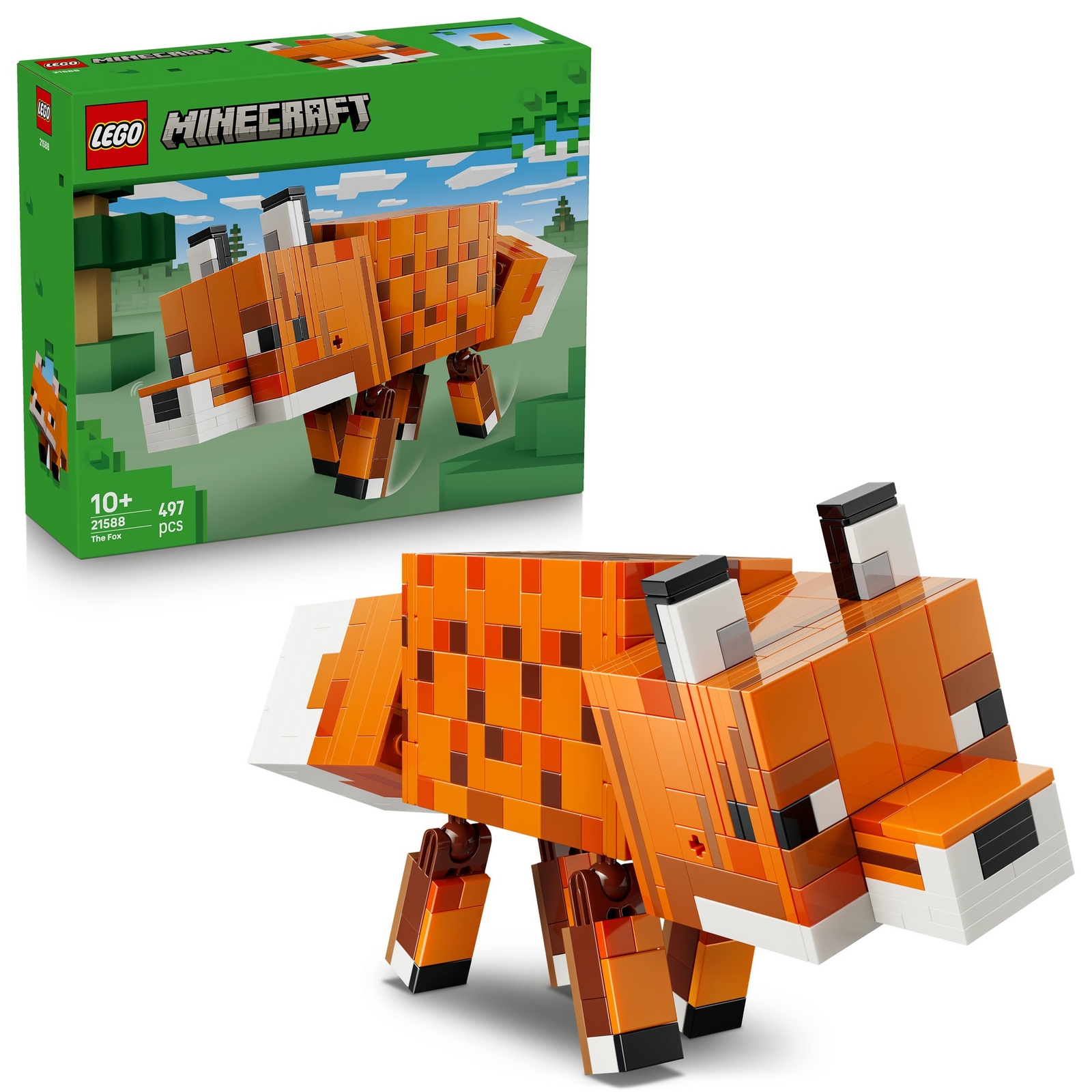 LEGO Minecraft The Fox Toy Gaming Decor Gift 21588