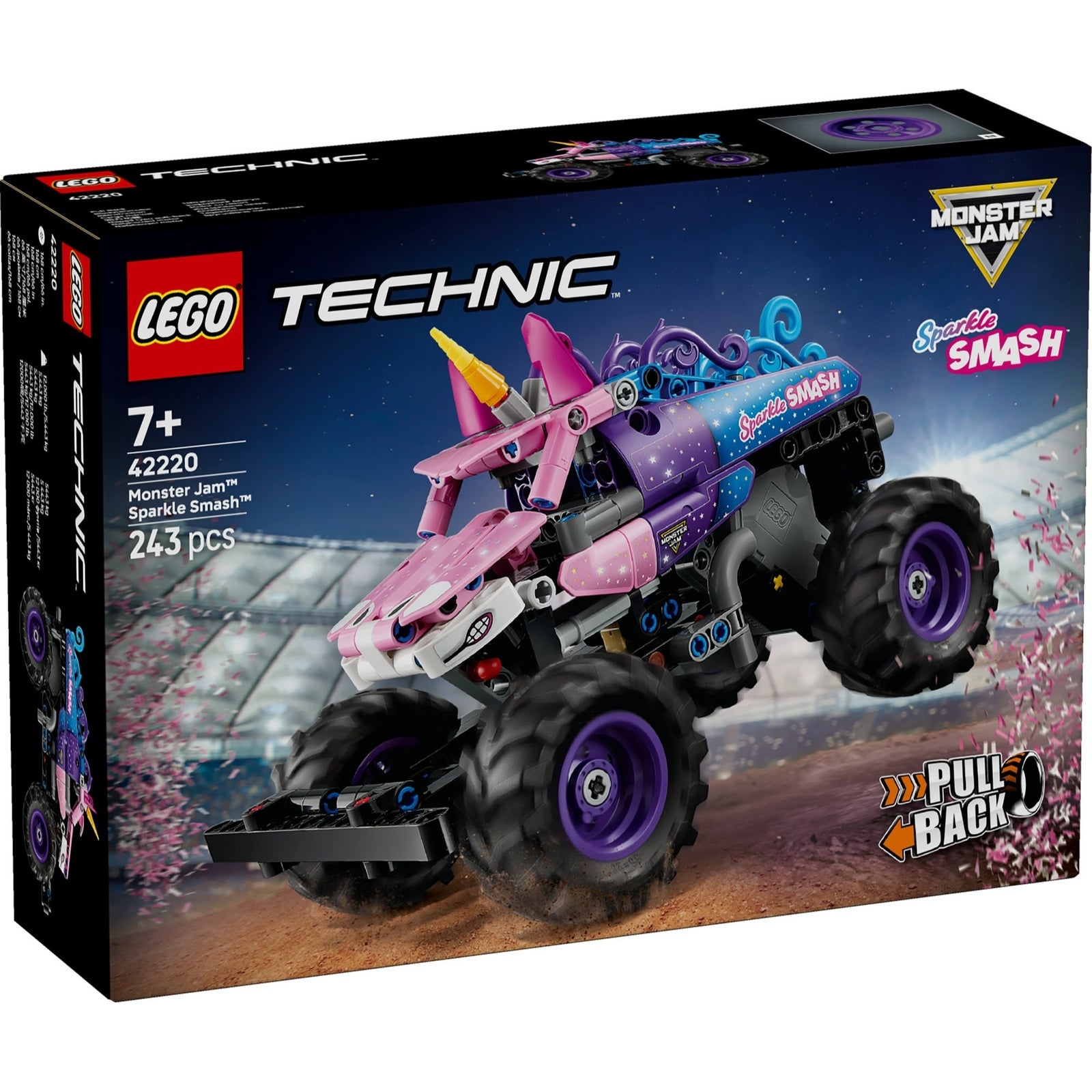 42220 Monster Jam™ Sparkle Smash™ à rétrofriction