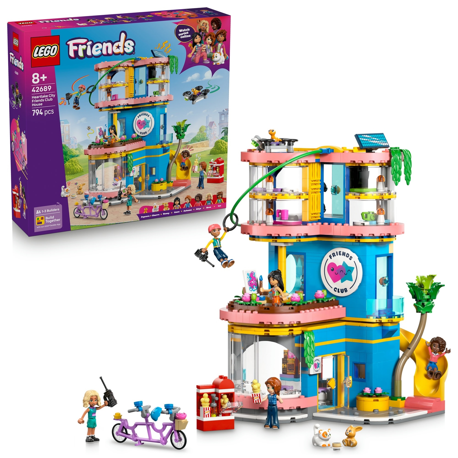 Image of LEGO Friends Heartlake City Friends Club House Toy 42689
