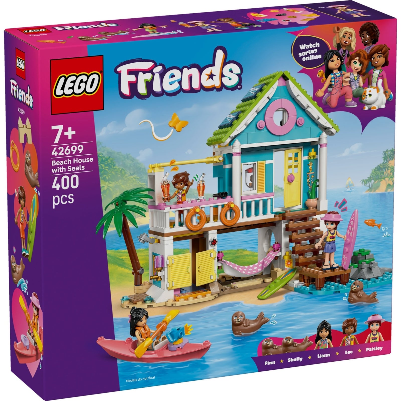42699 La maison sur la plage et les phoques