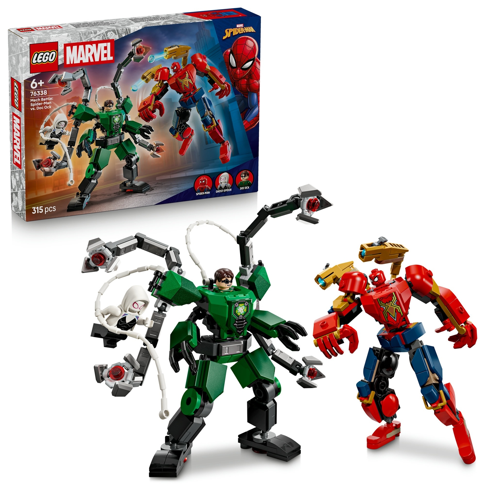 Image of LEGO ǀ Marvel Mech Battle: Spider-Man vs. Doc Ock Set 76338