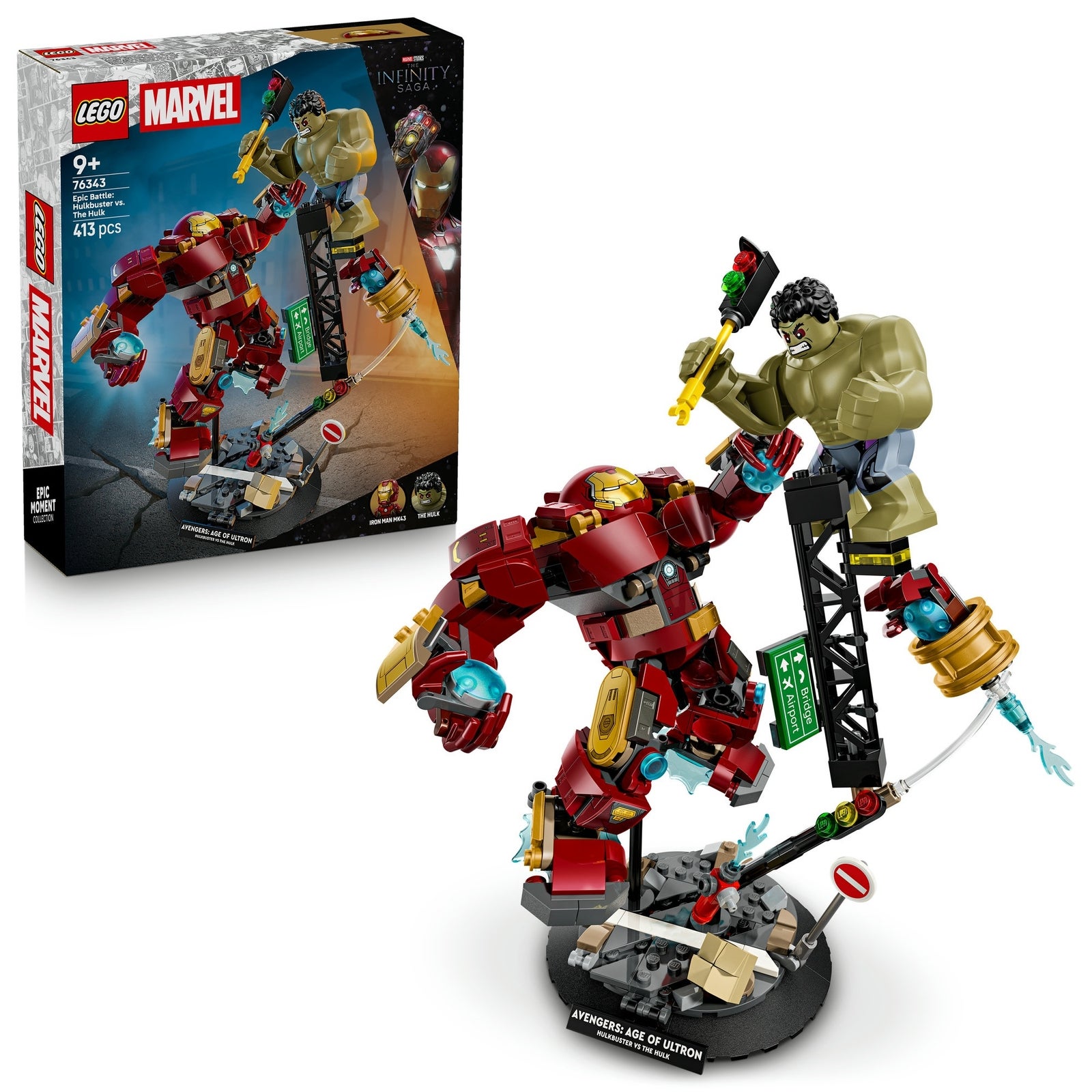 LEGO ǀ Marvel Epic Battle: Hulkbuster vs. The Hulk Set 76343