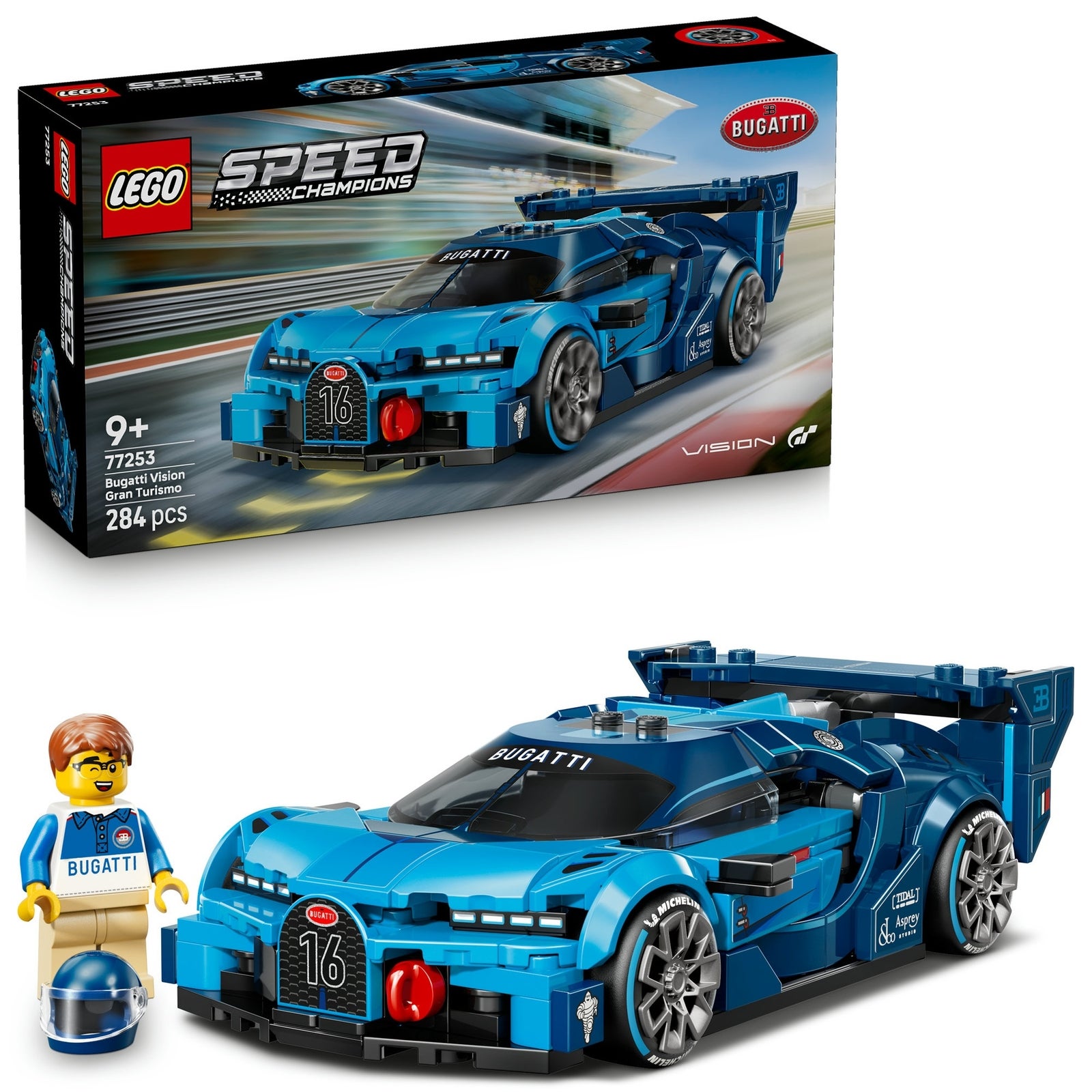 LEGO Speed Champions Bugatti Vision Gran Turismo Hyper Sports Car 77253
