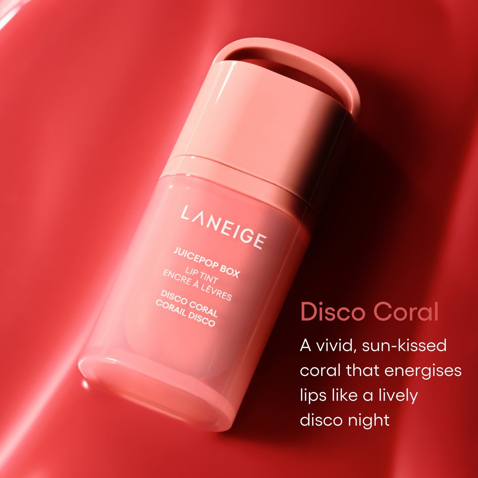 LANEIGE Juice Box Lip Tint Disco Coral 4.5g 3