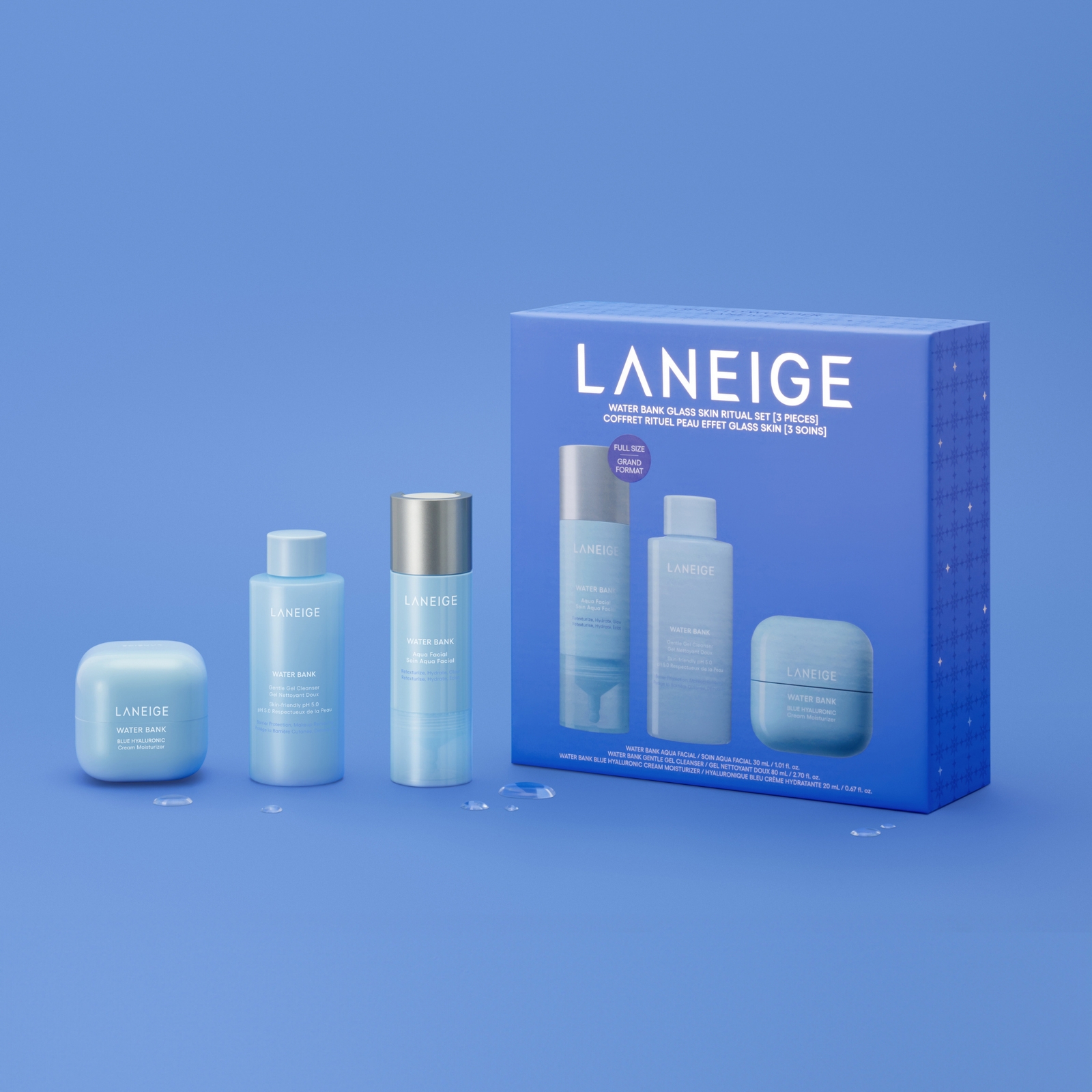 Thumbnail - LANEIGE Water Bank Glass Skin Ritual Set