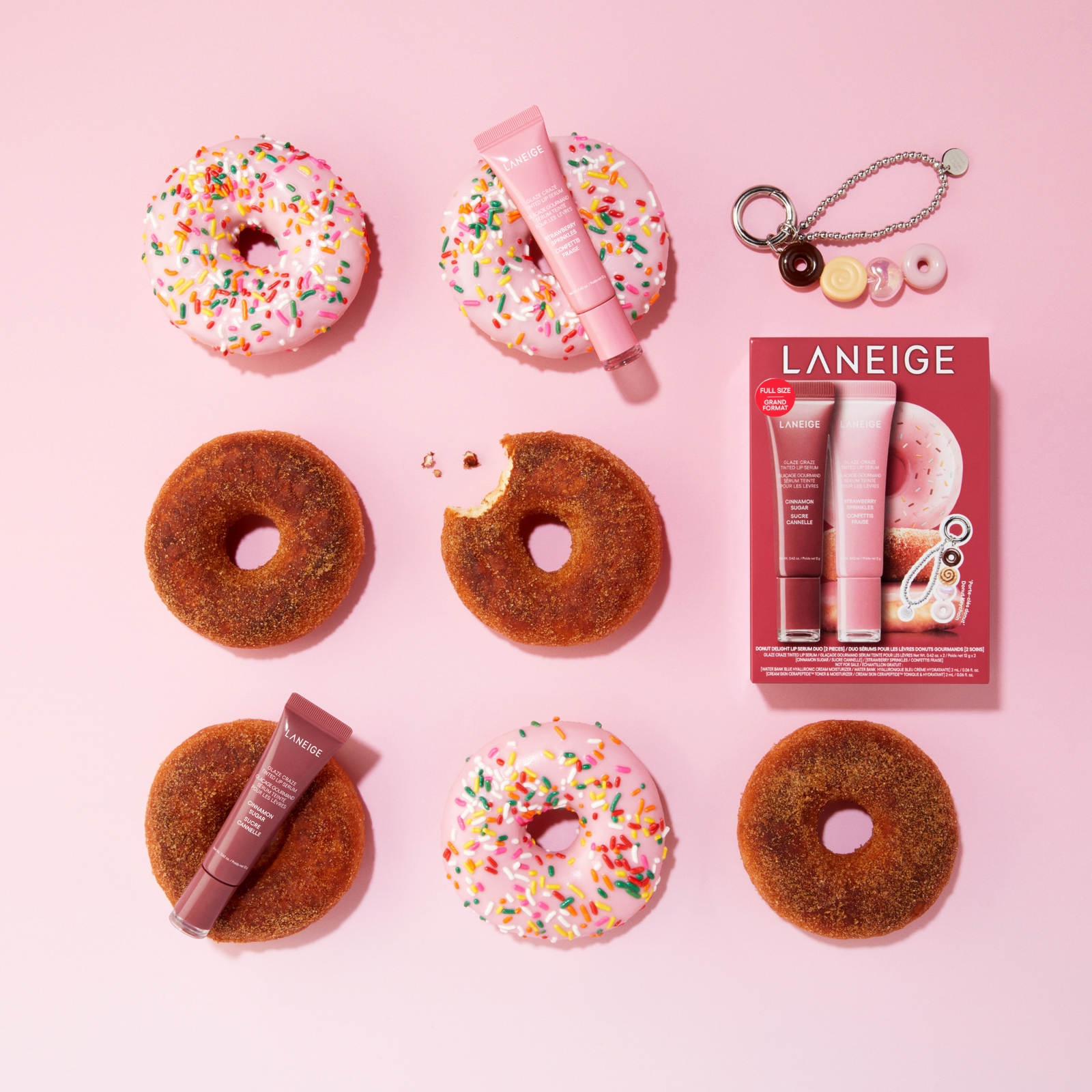 Thumbnail - Laneige Donut Delight Lip Serum Duo Set (Worth £38)
