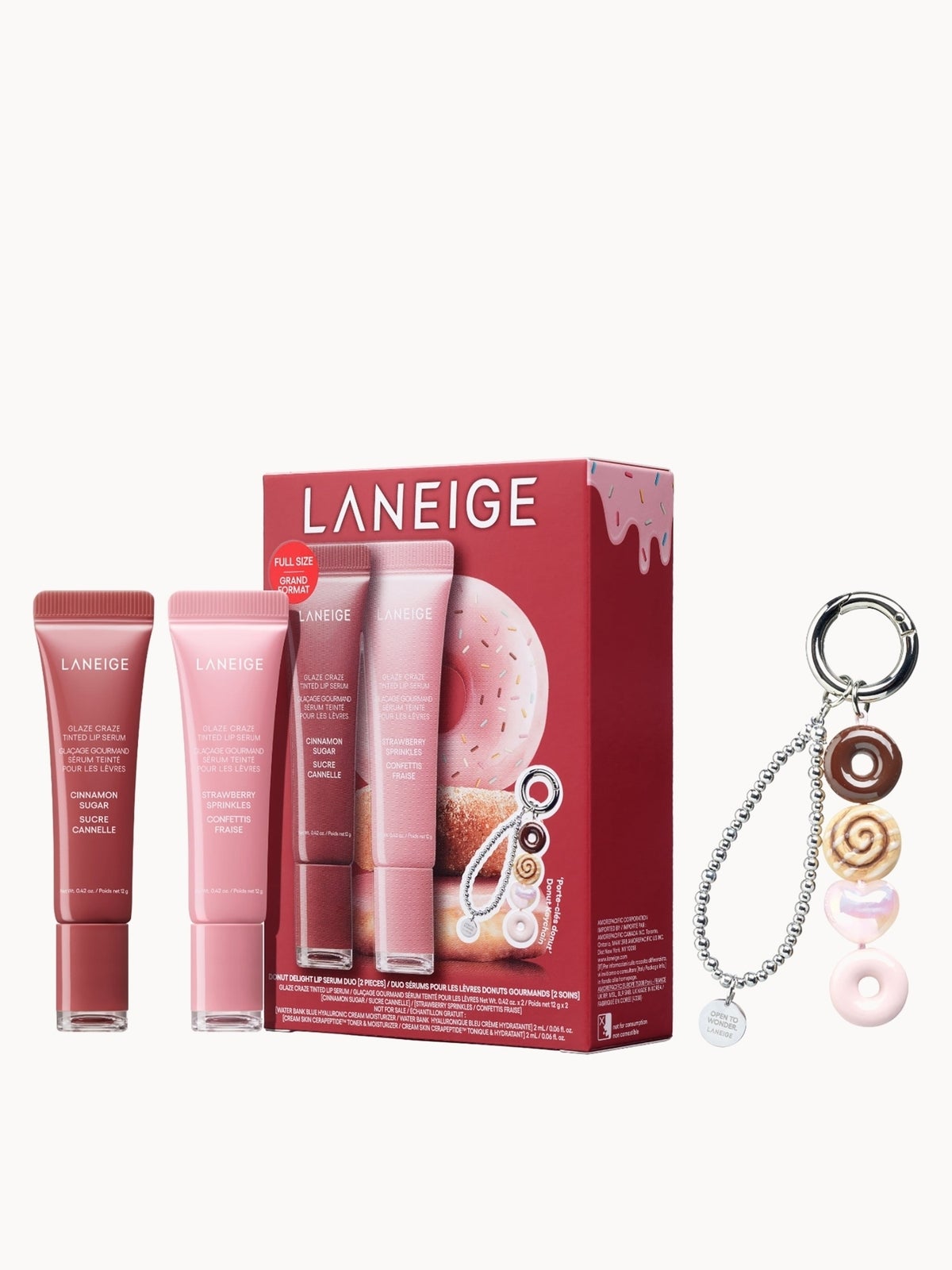 Laneige Donut Delight Lip Serum Duo Set (Worth £38)