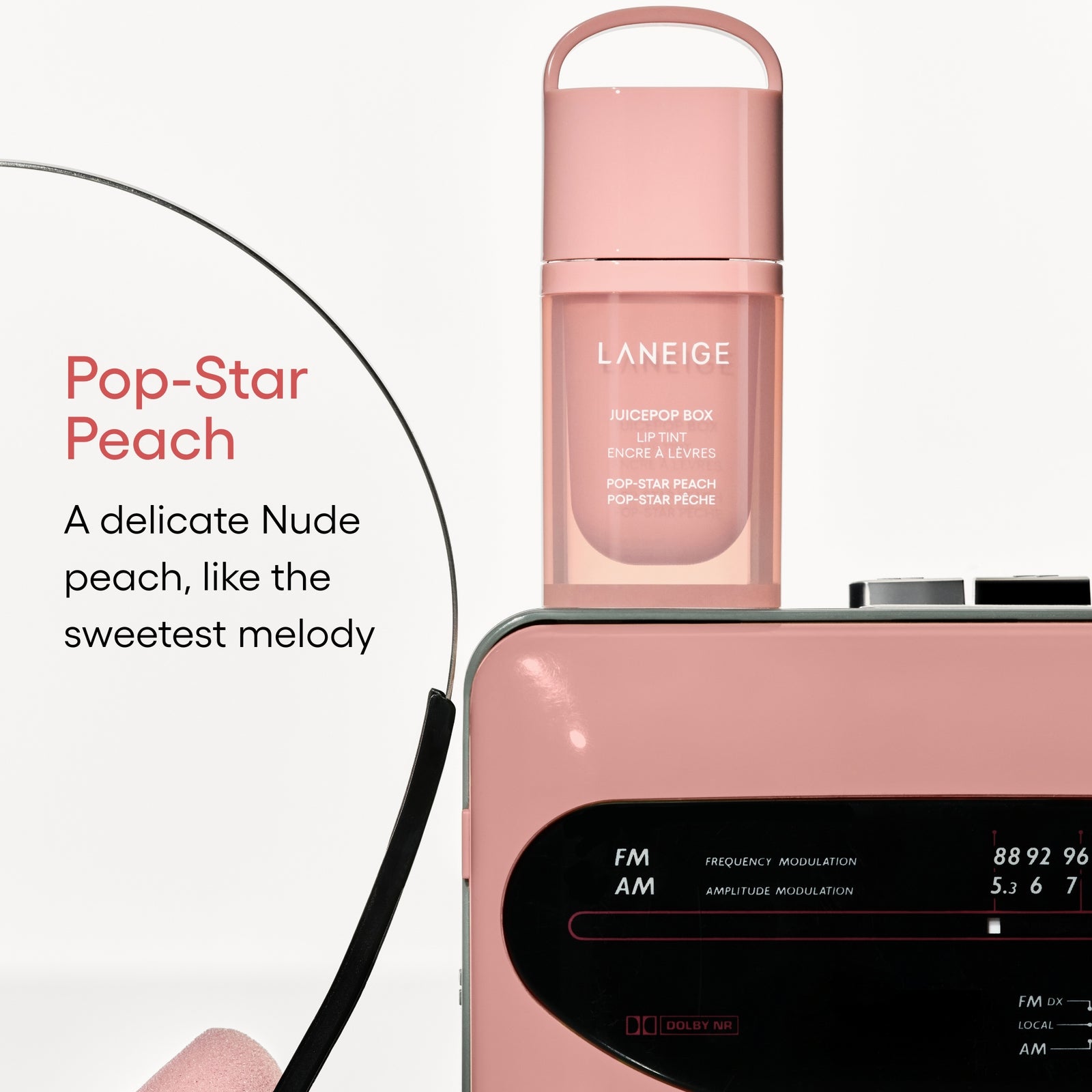 LANEIGE Juice Box Lip Tint Pop-Star Peach 4.5g 3