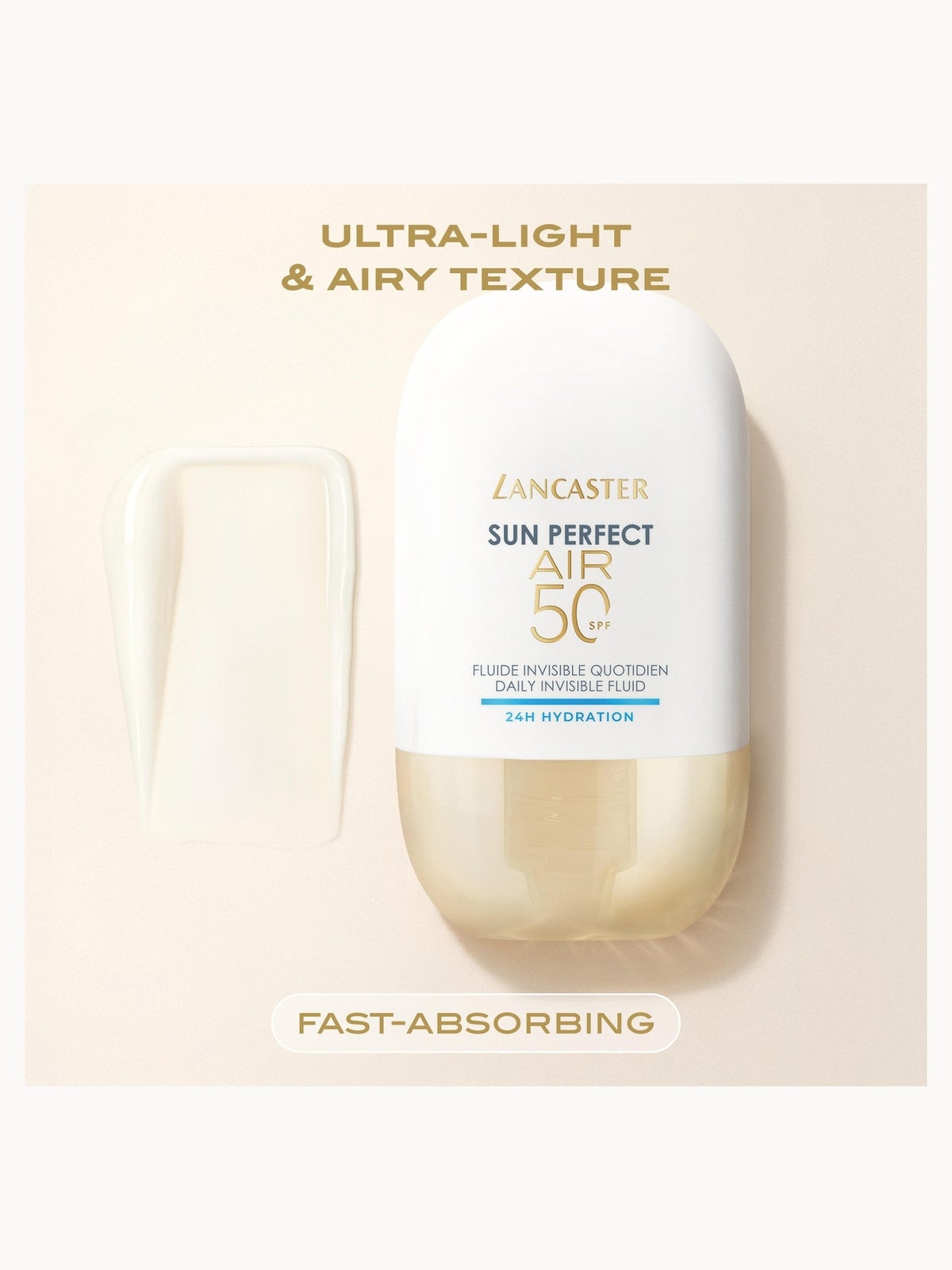 Lancaster Sun Perfect Air Daily Invisible Fluid SPF50 24H Hydration 40ml/1.3 oz 4