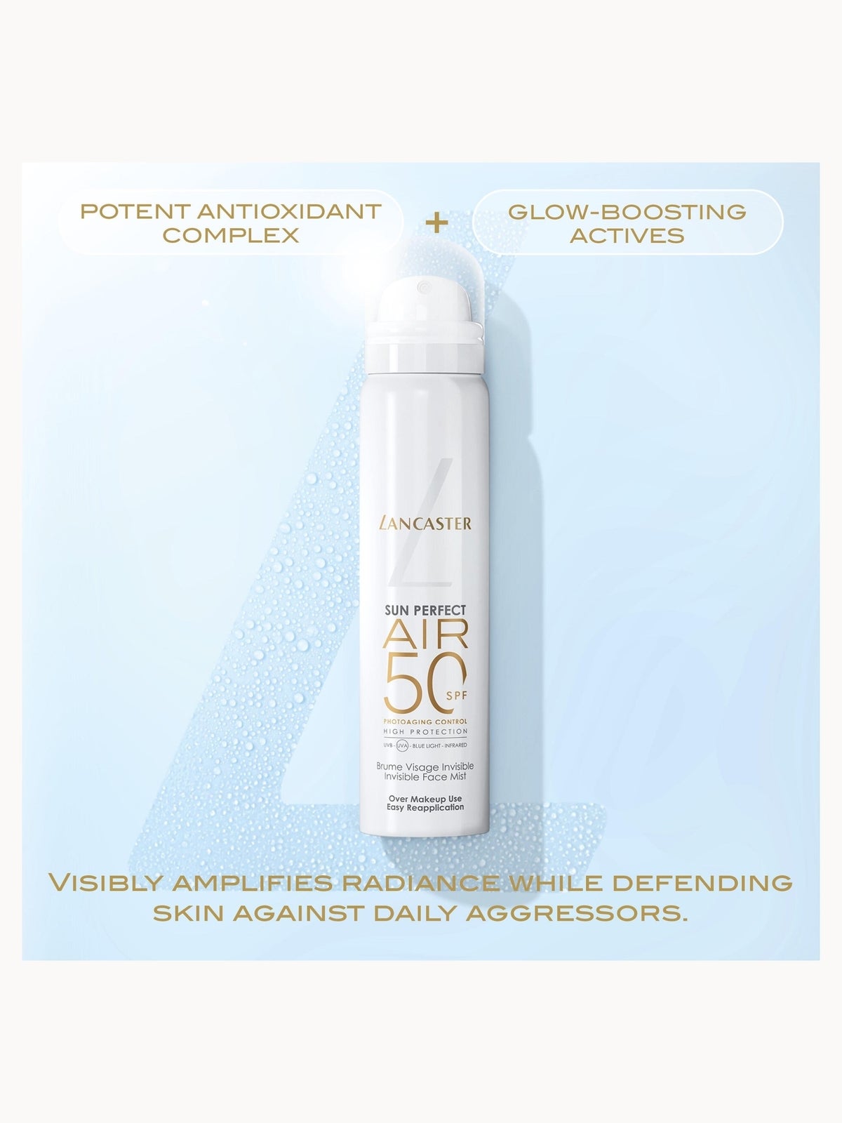 Lancaster Sun Perfect Air Invisible Face Mist SPF50 75ml/1.3 oz 4