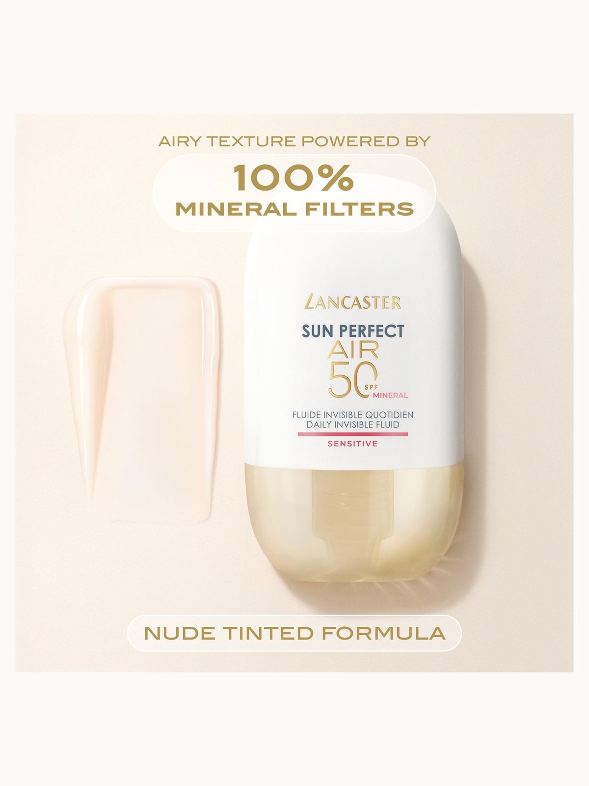 Lancaster Sun Perfect Air Daily Invisible Fluid SPF50 Sensitive Mineral 40ml/1.3 oz 3