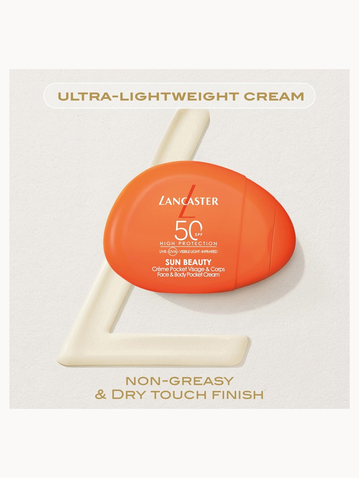 Lancaster Sun Beauty Face & Body Pocket Cream SPF50 30ml 2