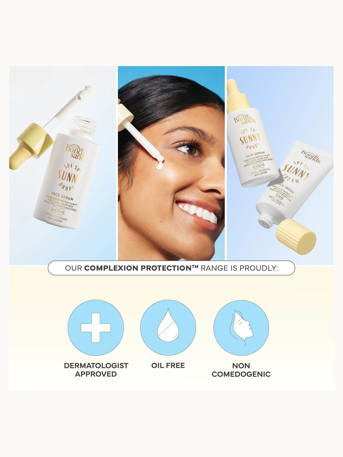 Bondi Sands Sunny SPF 50+ Face Serum 30ml 3