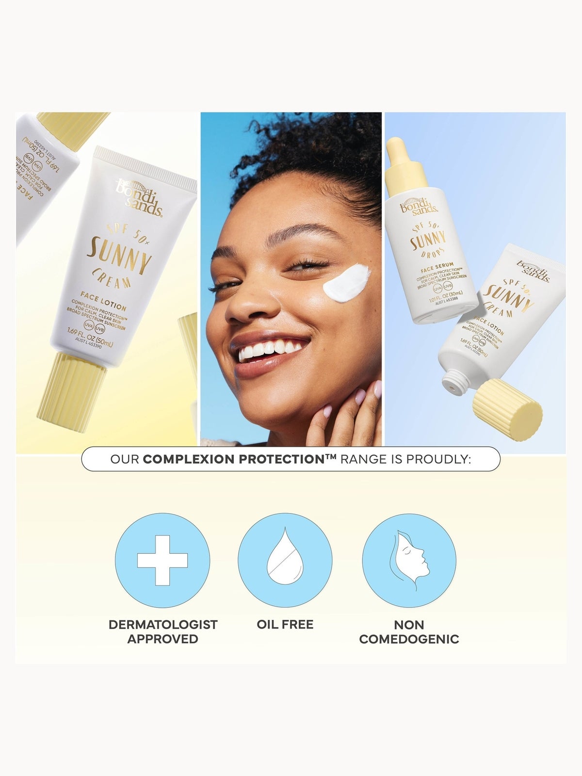 Bondi Sands Sunny SPF 50+ Face Lotion 50ml 3