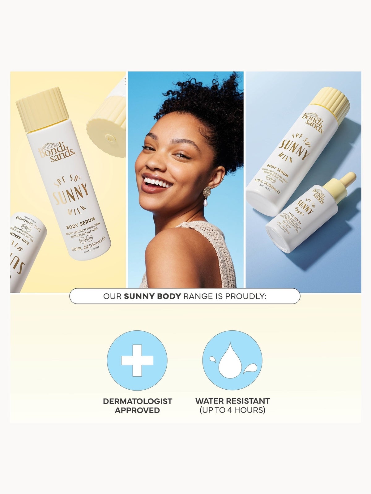 Bondi Sands Sunny SPF 50+ Body Milk 150ml 3