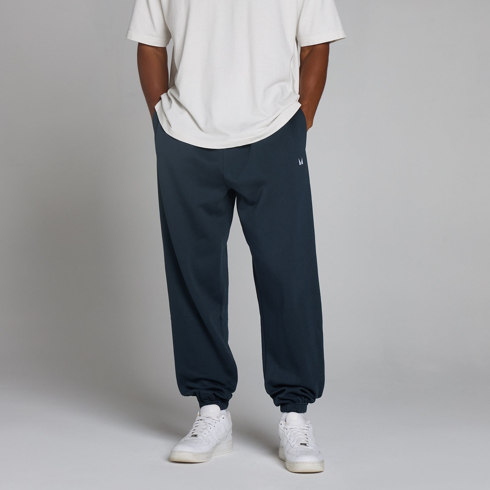 Pantaloni Sport Supradimensionați MP pentru Bărbați Zi de Odihnă - Bleumarin Închis - S