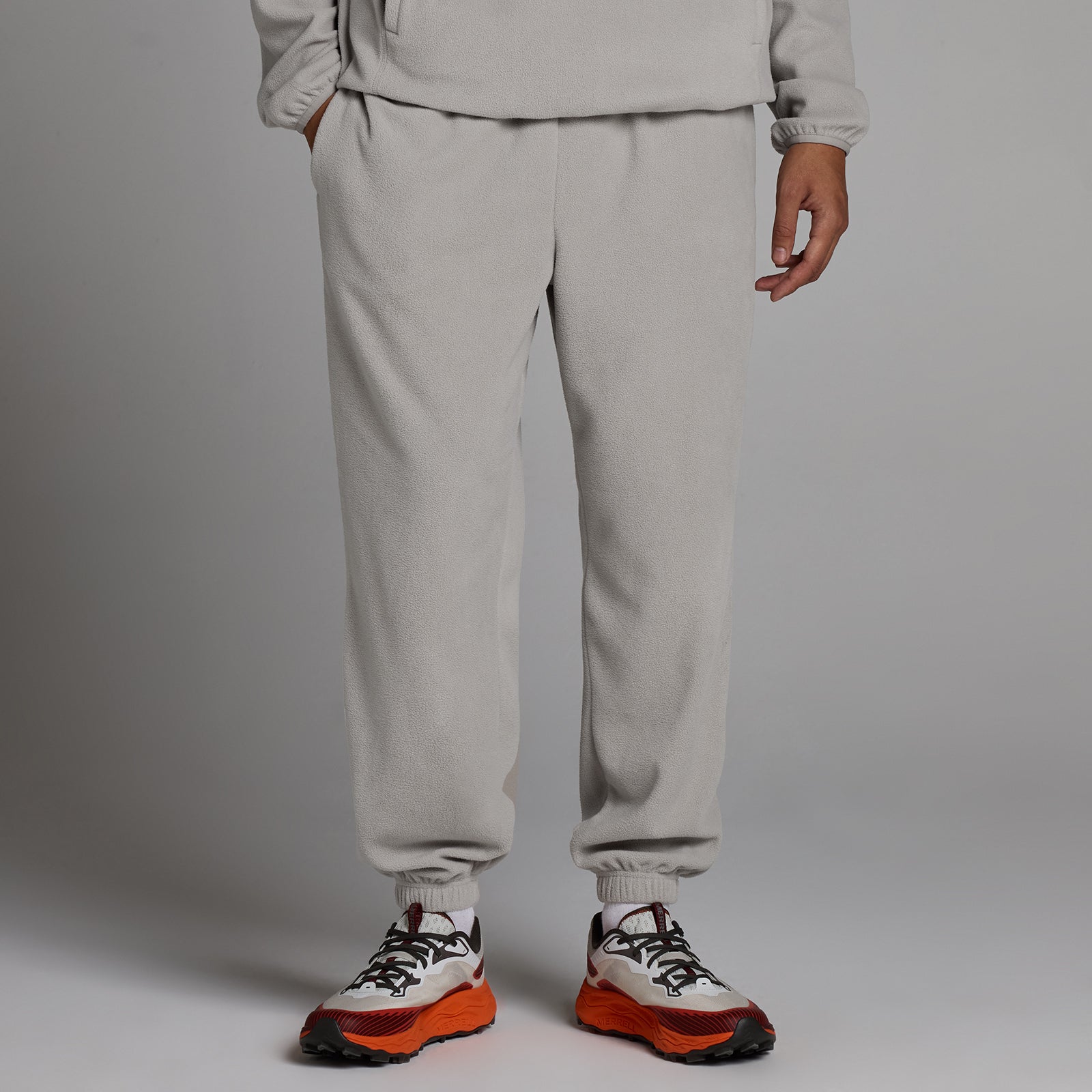 Pantaloni Sport Fleece MP pentru Bărbați - Gri Sustained - XS