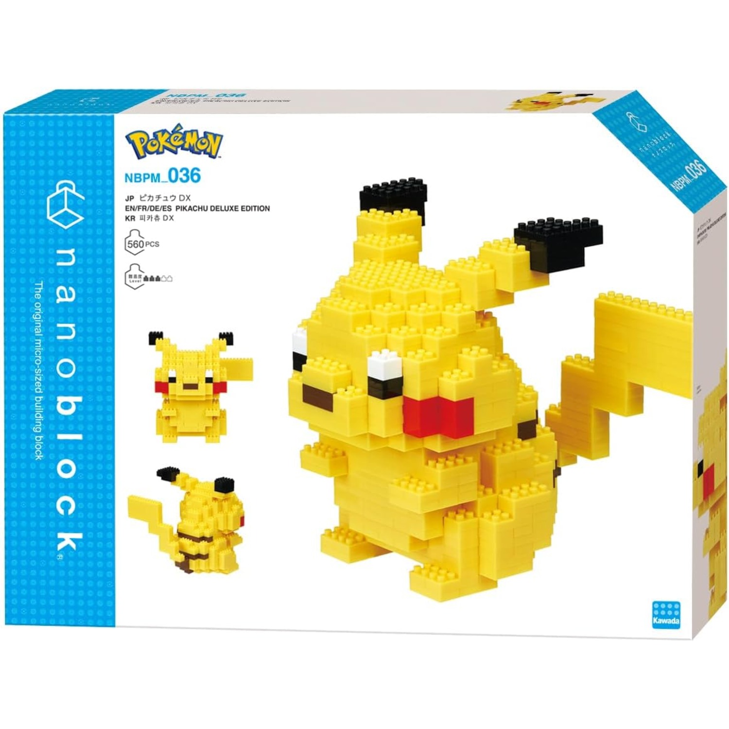 Nanoblock - Pokemon DX - Giant Pikachu (560 pieces)