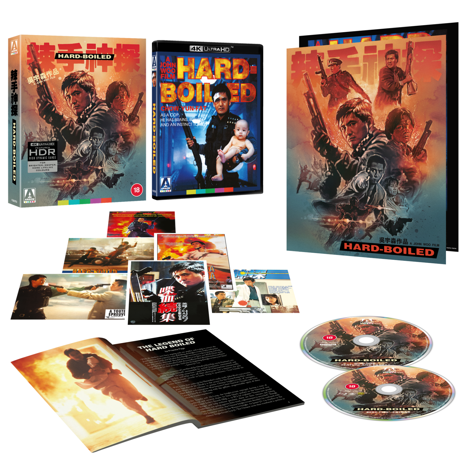 Arrow Films Hard Boiled Limited Edition 4K Ultra Hd