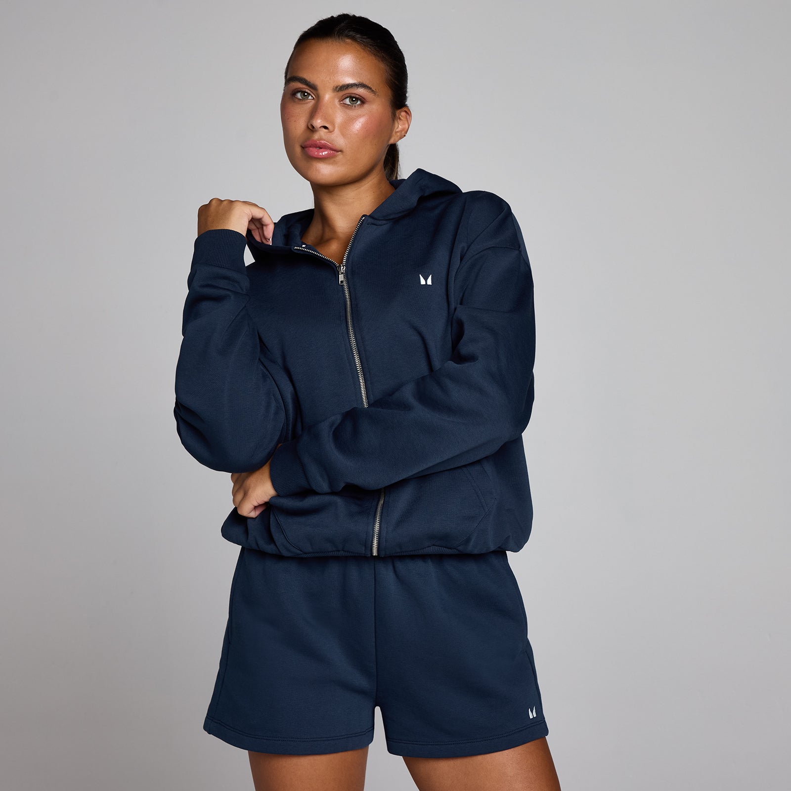 Myprotein UK MyProtein MP Women's Basics Zip Through Hoodie - Midnight - L