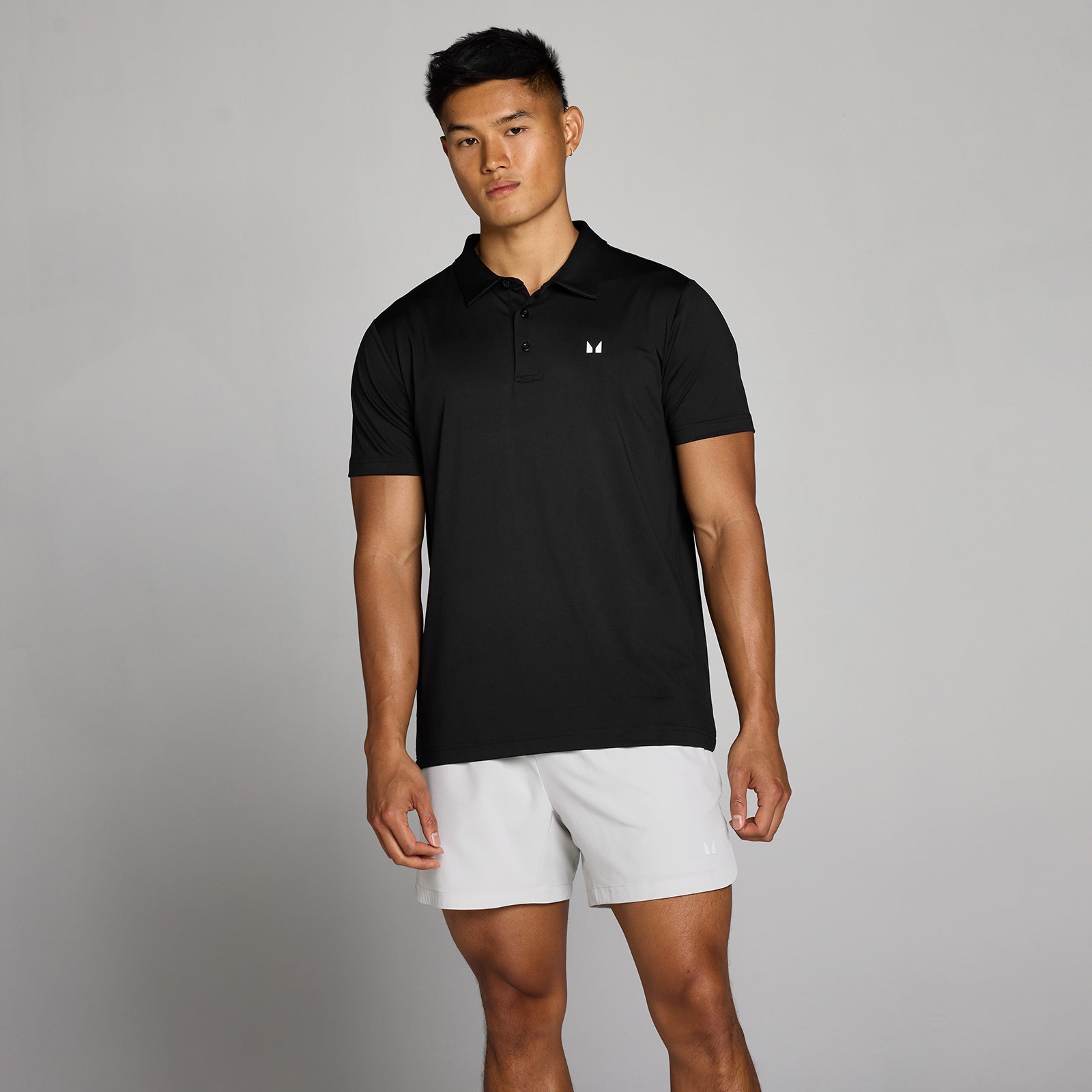 Myprotein UK MyProtein MP Men's Training Polo Shirt - Black - M