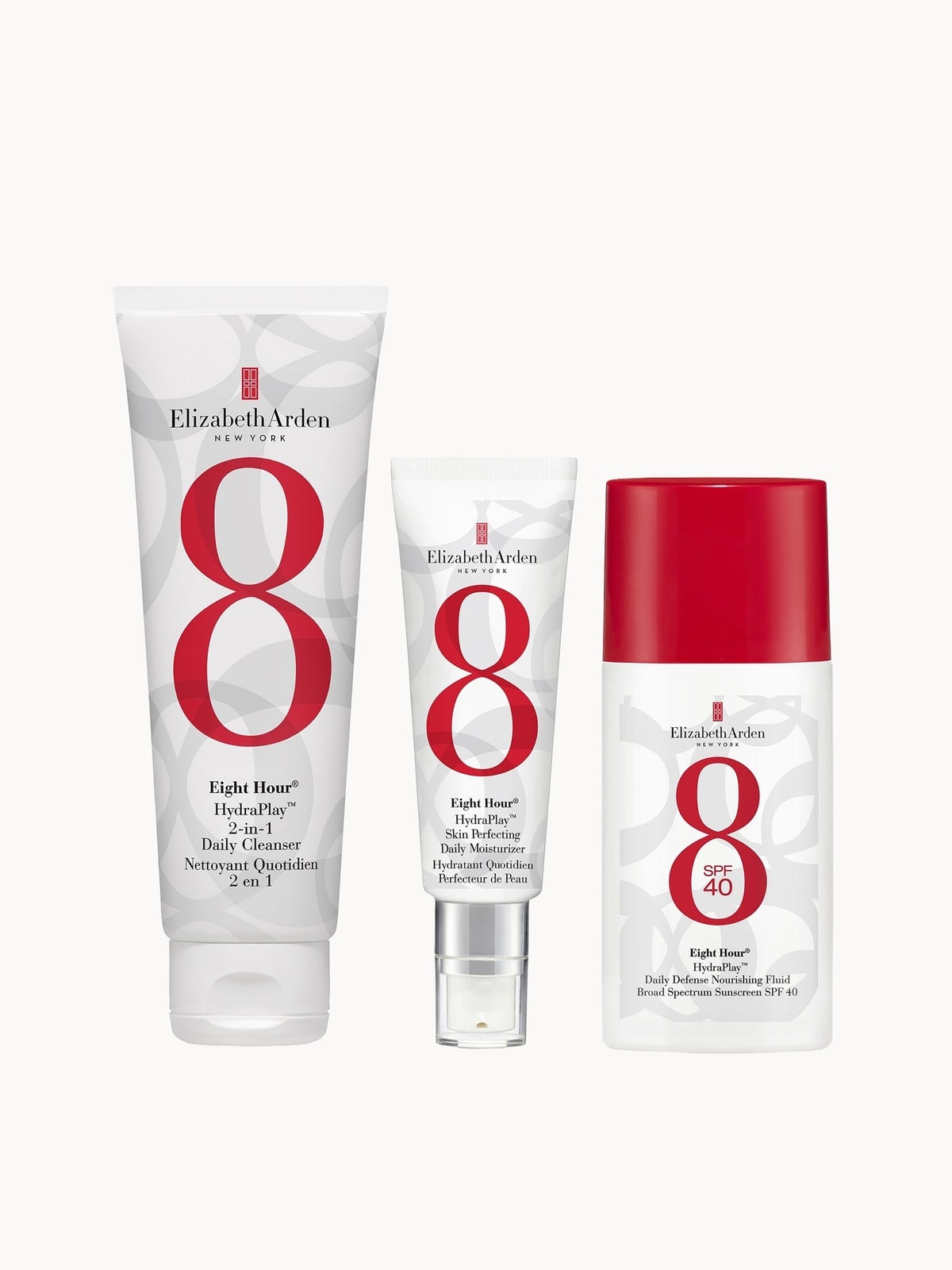 Elizabeth Arden Eight Hour Cleanse, Hydrate and Protect 3 Step Routine