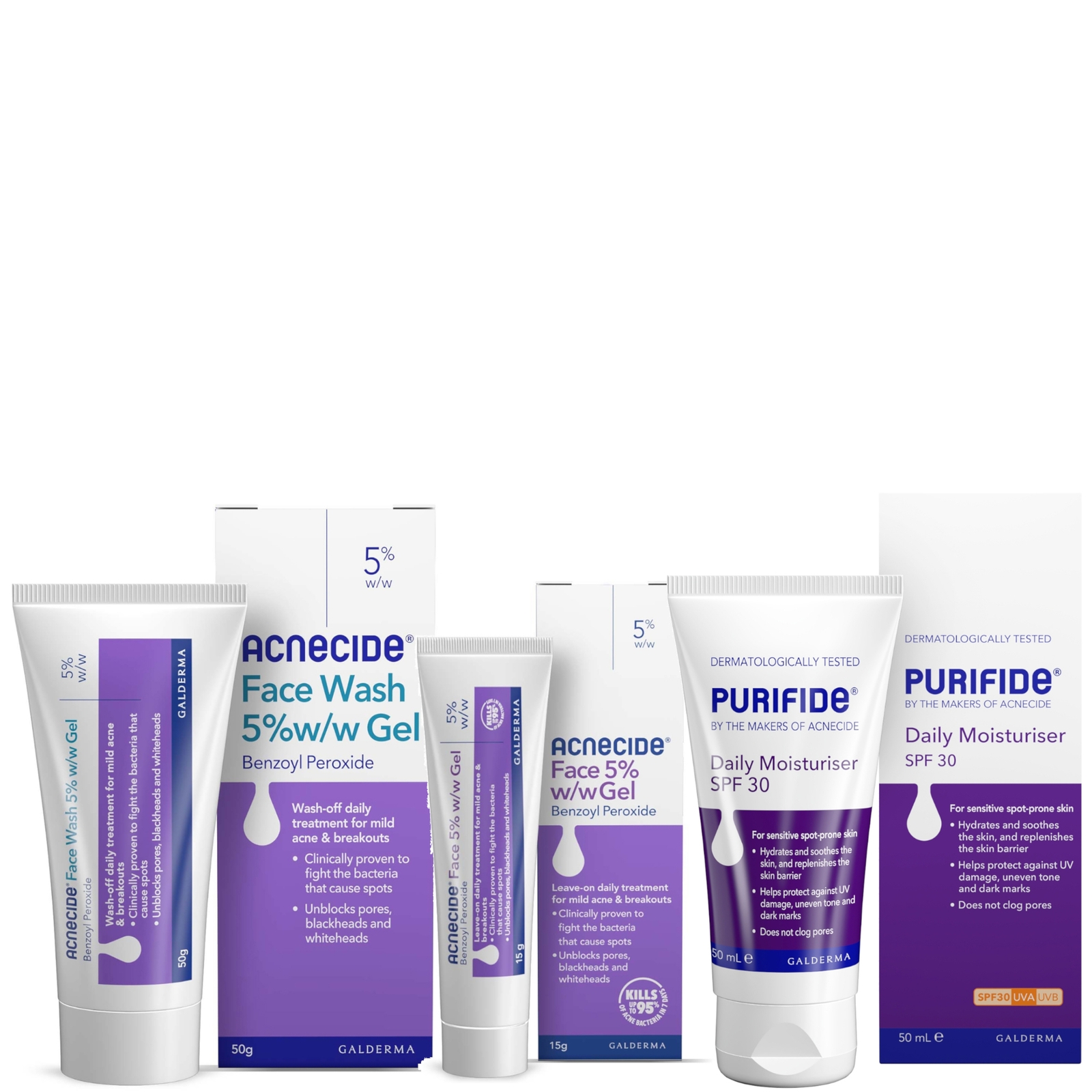 Acnecide Morning Routine for Acne