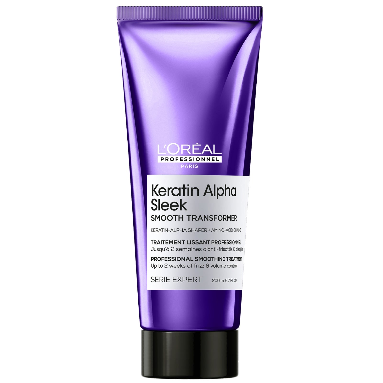 L'Oréal Professionnel Keratin Alpha Sleek Smooth Transformer 1x a week Treatment Anti Frizz & Smoothing 200ml