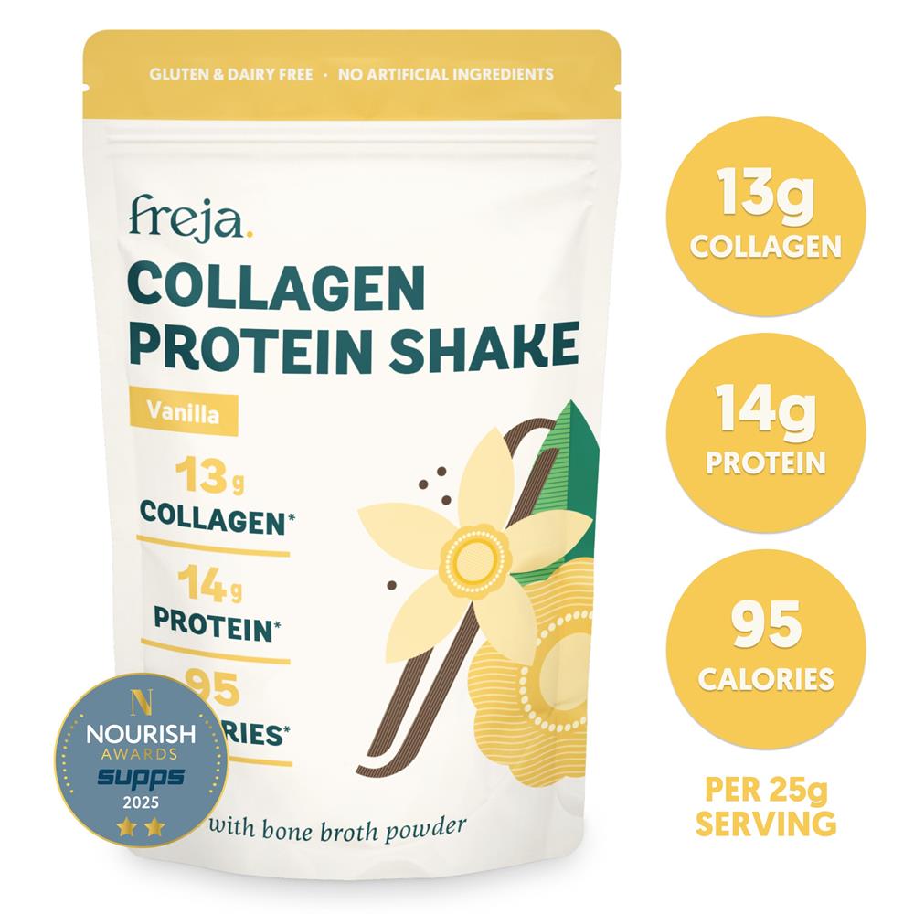 Freja Bone Broth Shake 300g – Vanilla
